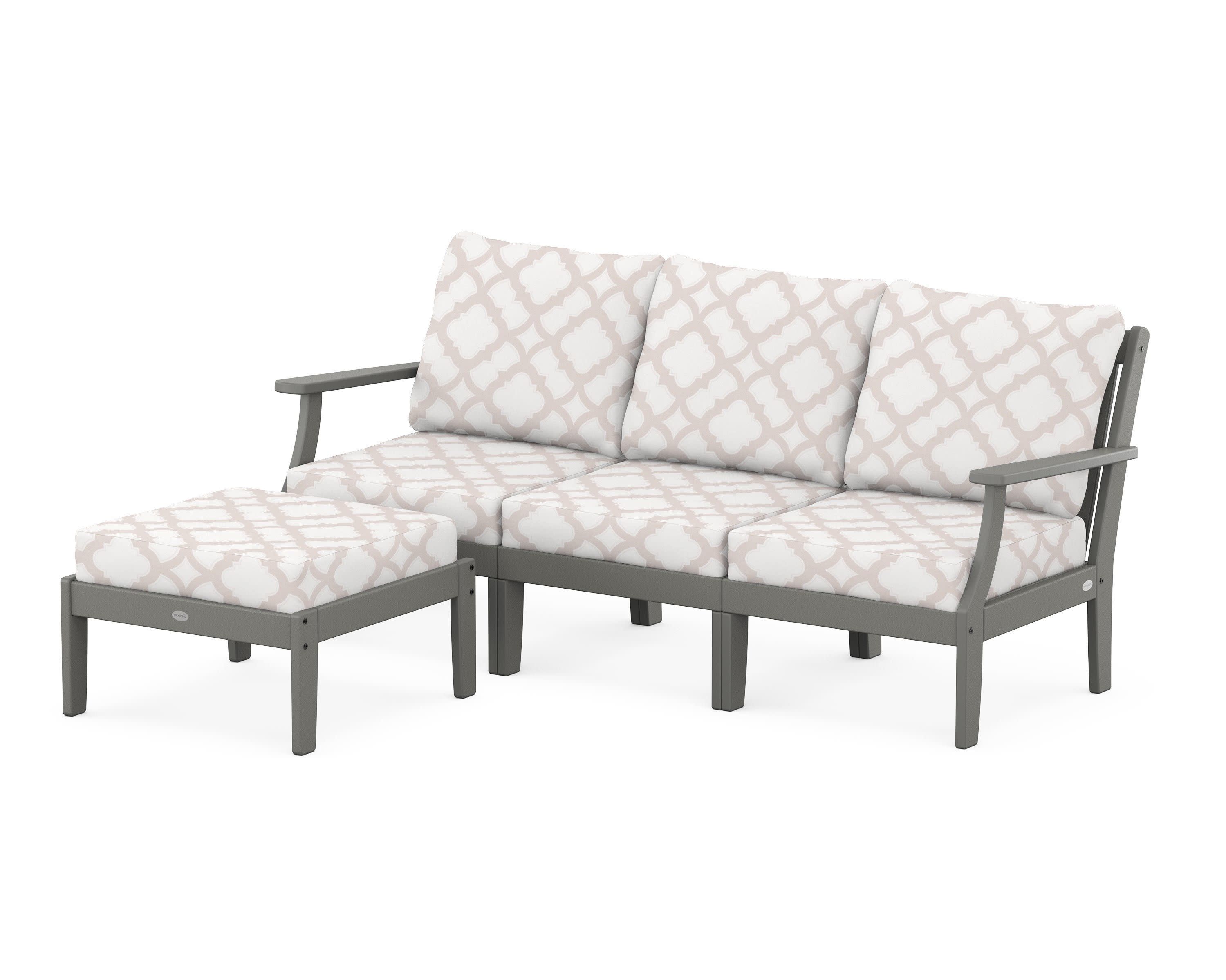 Braxton Modular 4-Piece Deep Seating Set with Ottoman