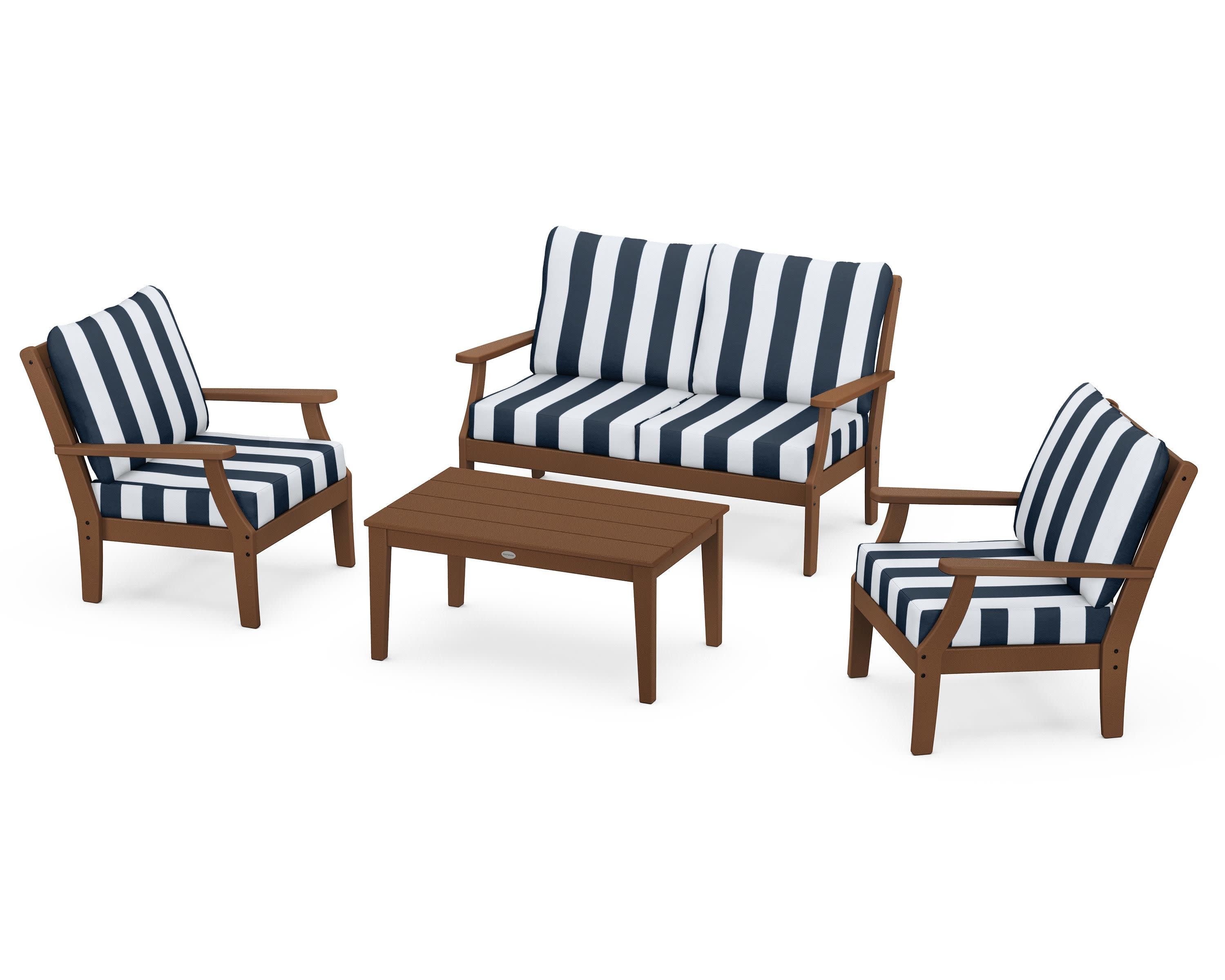 Braxton 4-Piece Deep Seating Chair Set