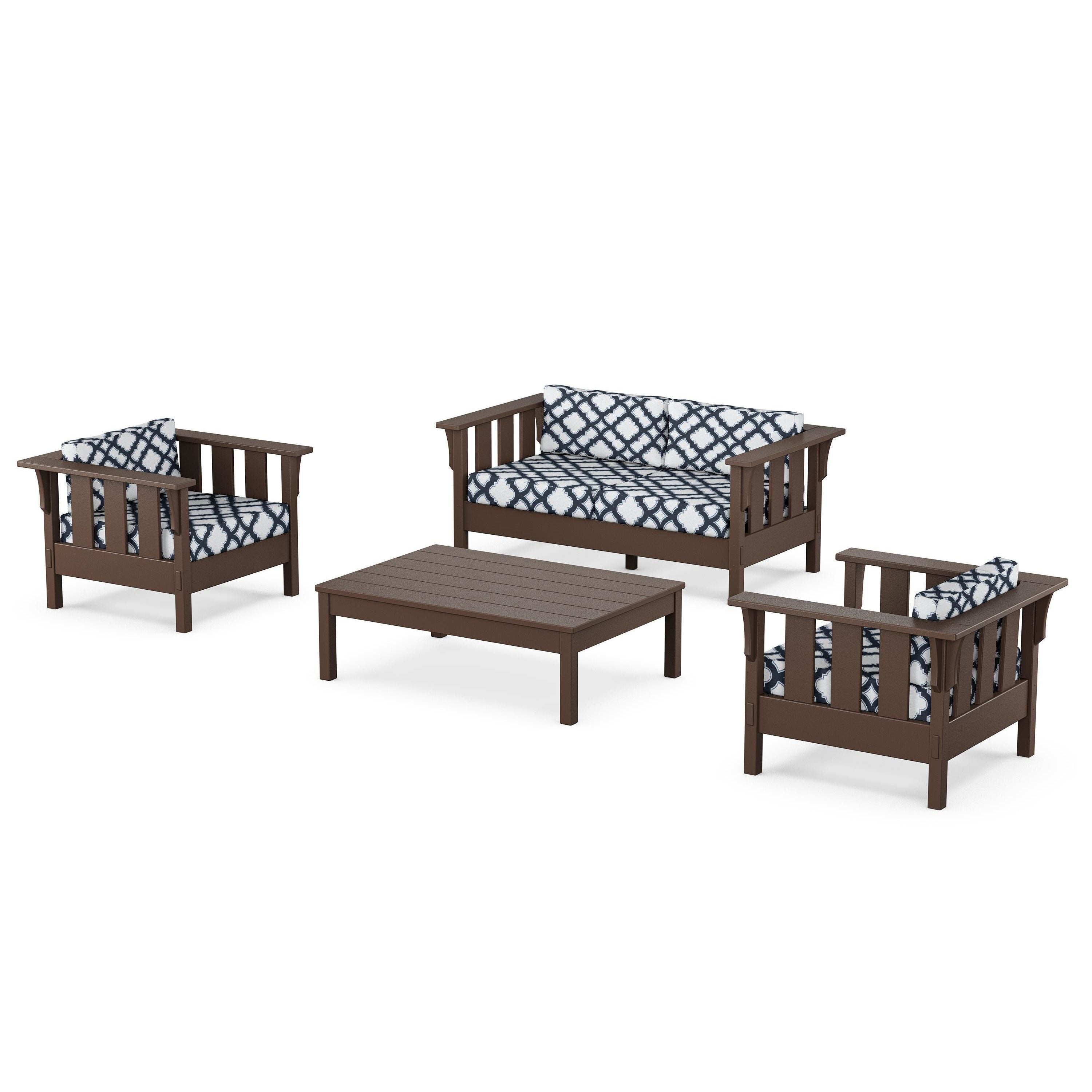 Acadia 4-Piece Deep Seating Set with Loveseat