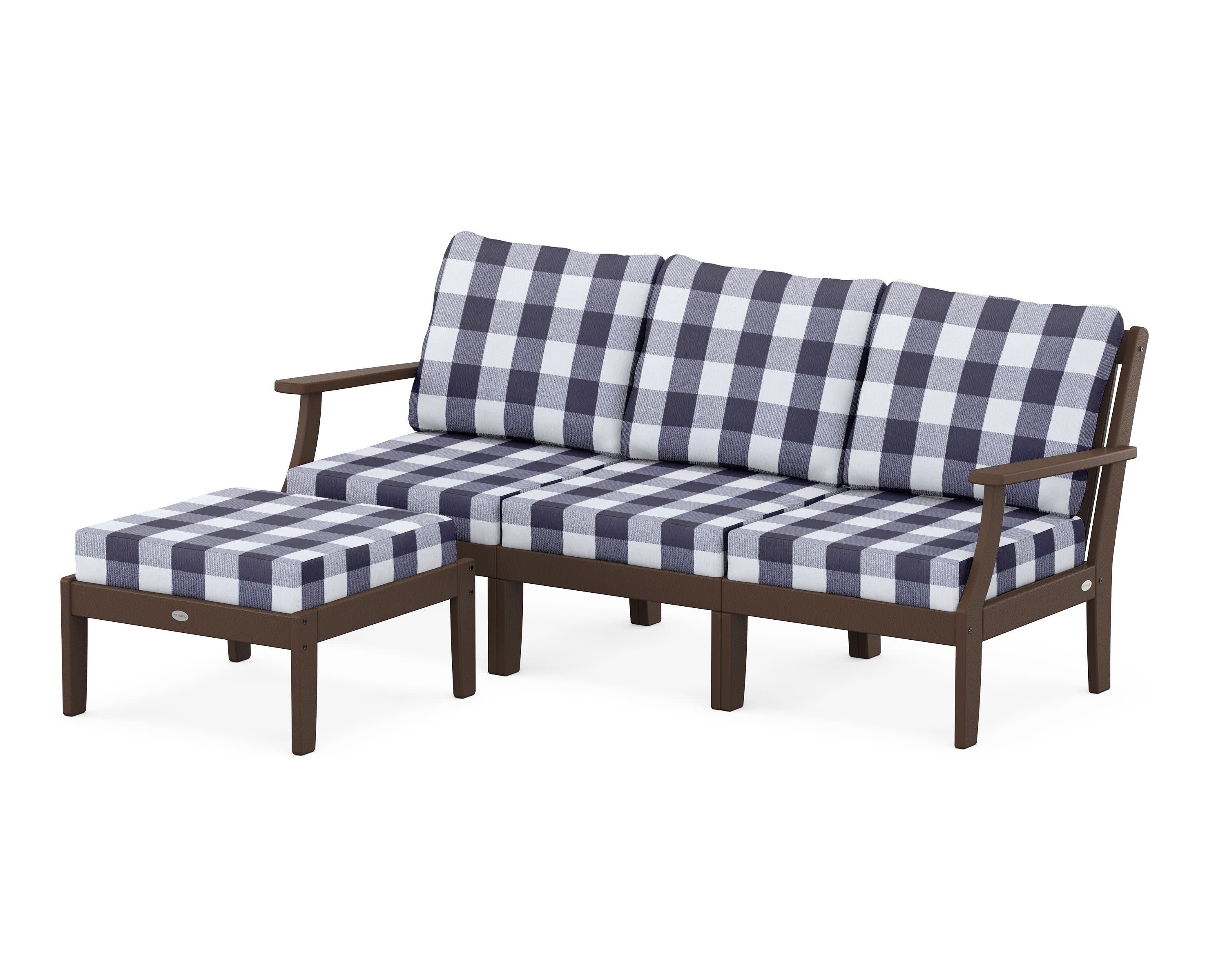 Braxton Modular 4-Piece Deep Seating Set with Ottoman