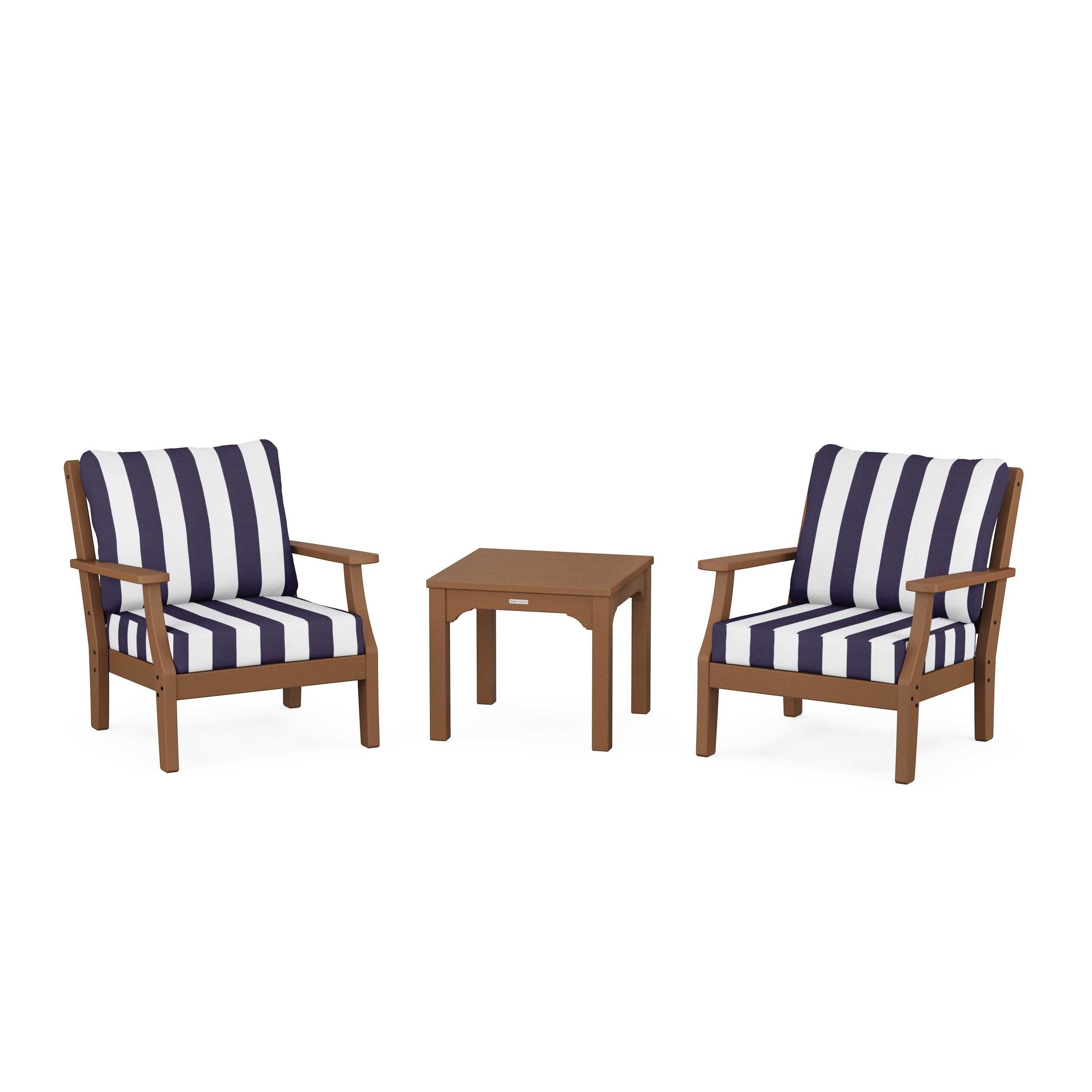 Chinoiserie 3-Piece Deep Seating Set
