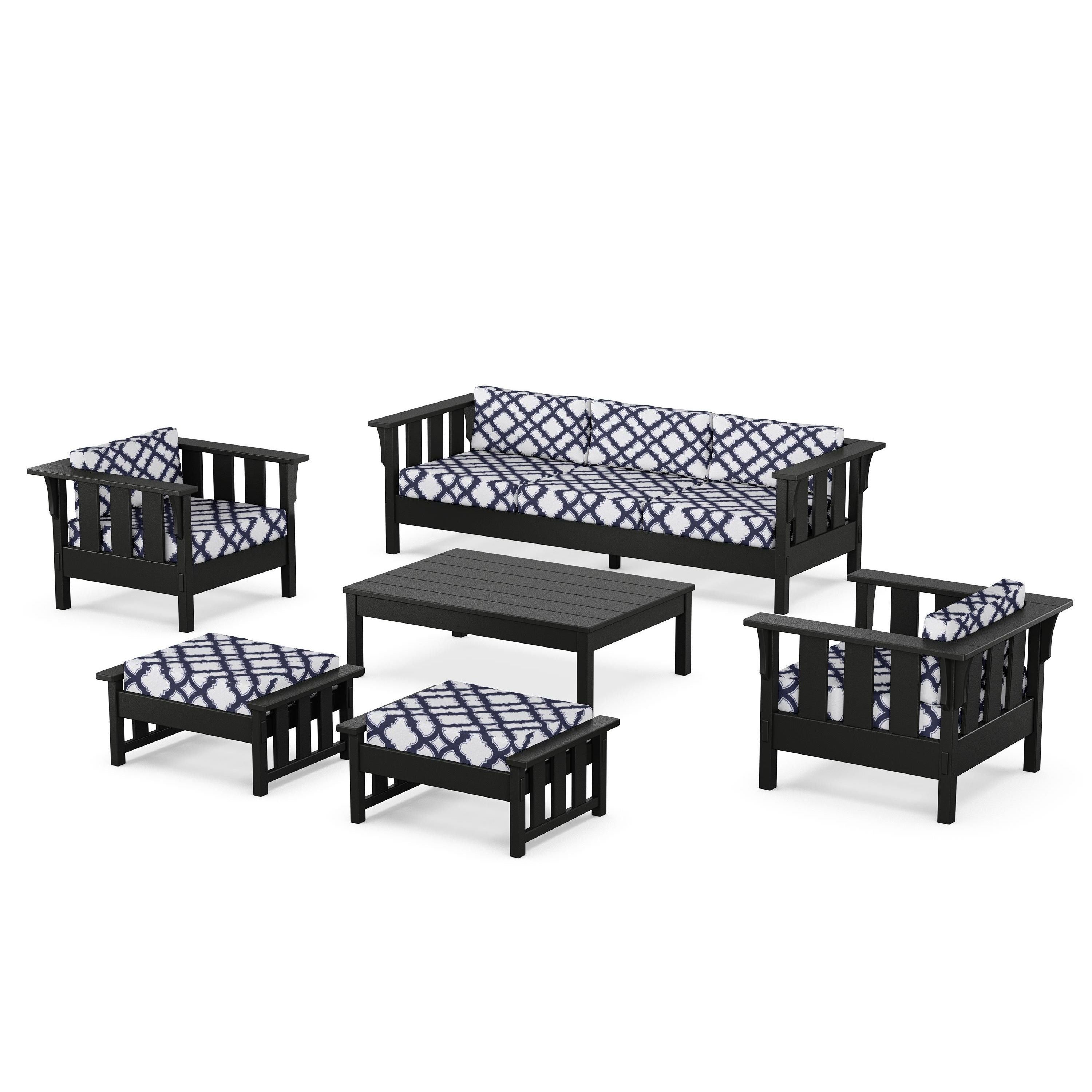 Acadia 6-Piece Lounge Sofa Set