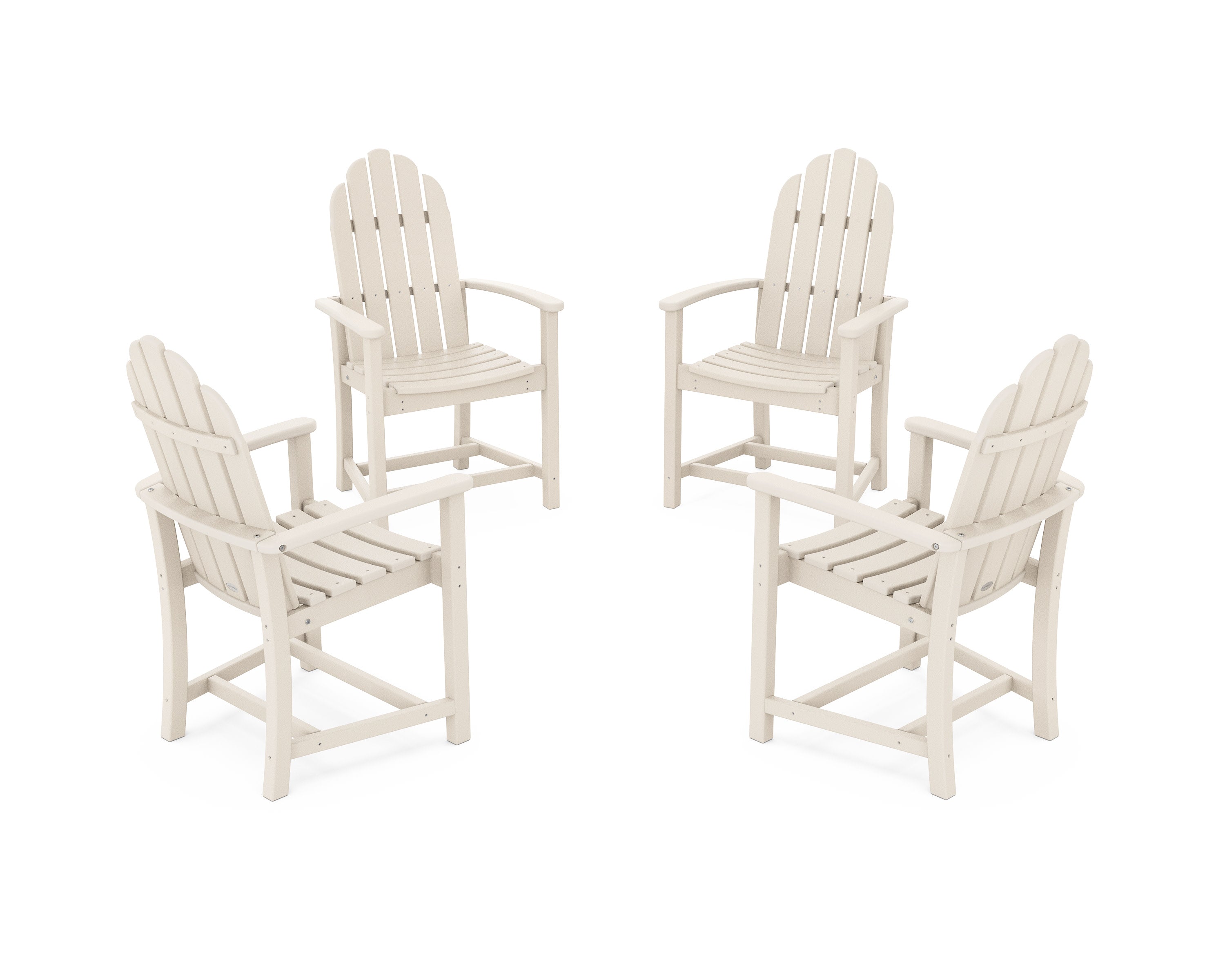 Classic 4-Piece Upright Adirondack Conversation Set