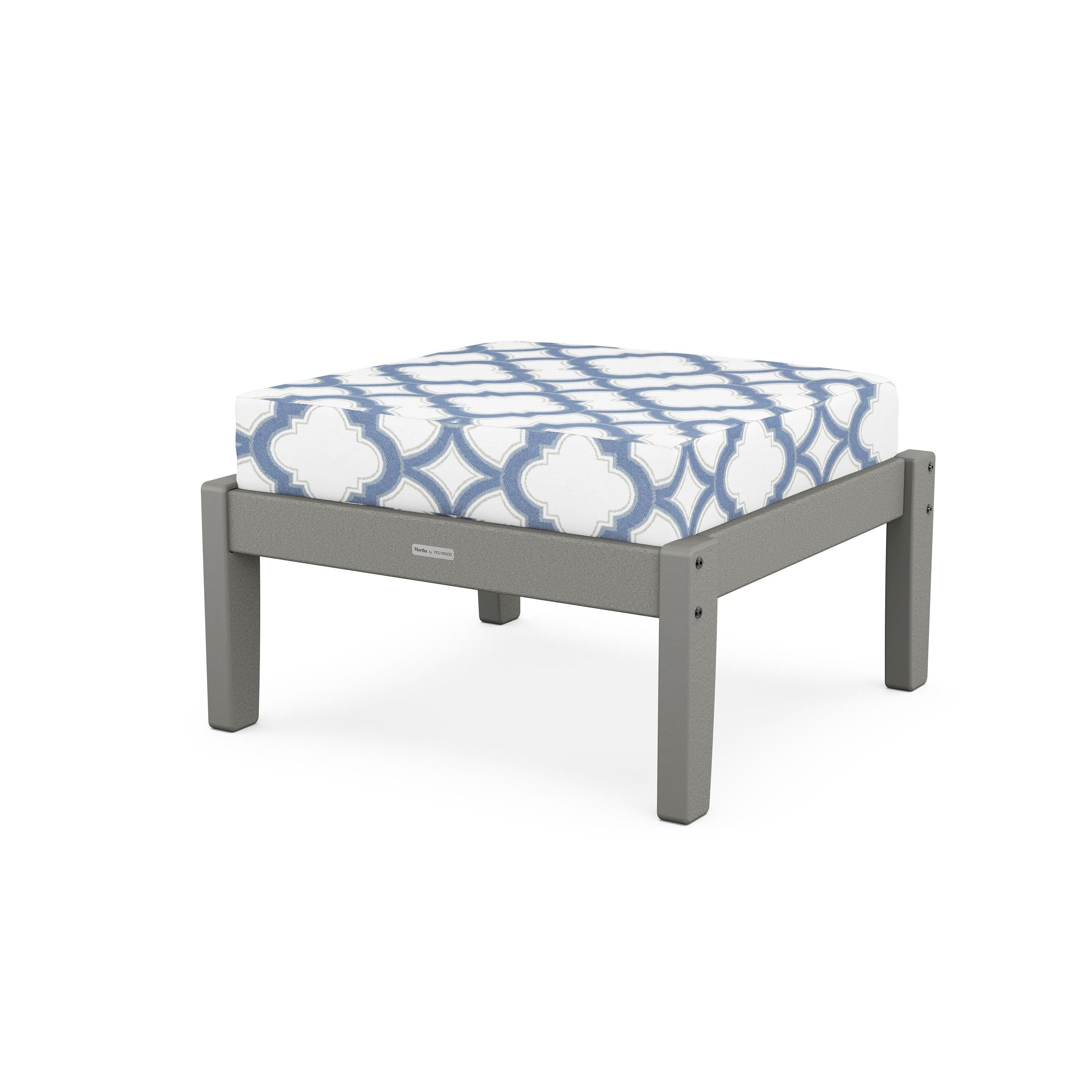 Chinoiserie Deep Seating Ottoman
