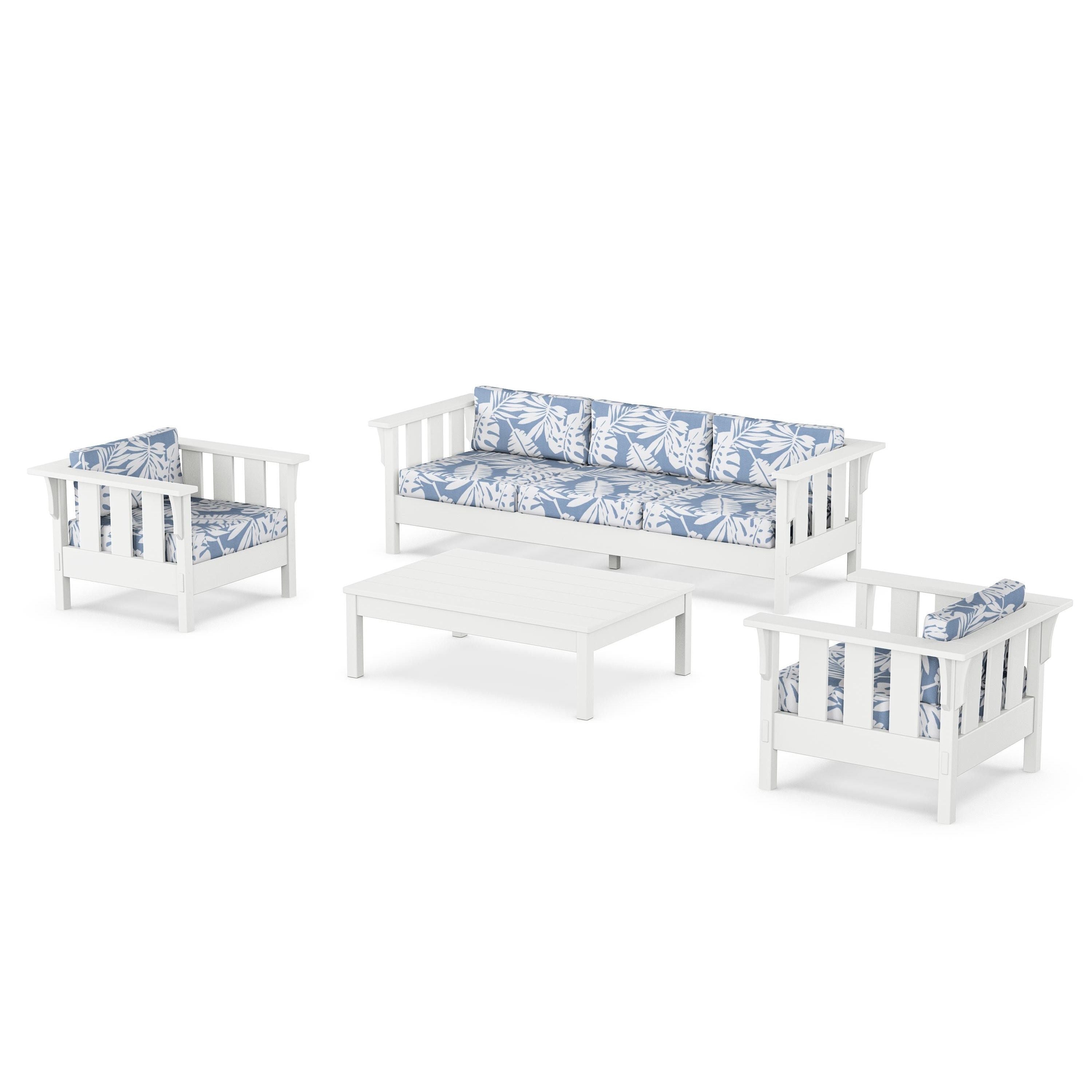 Acadia 4-Piece Deep Seating Set with Sofa