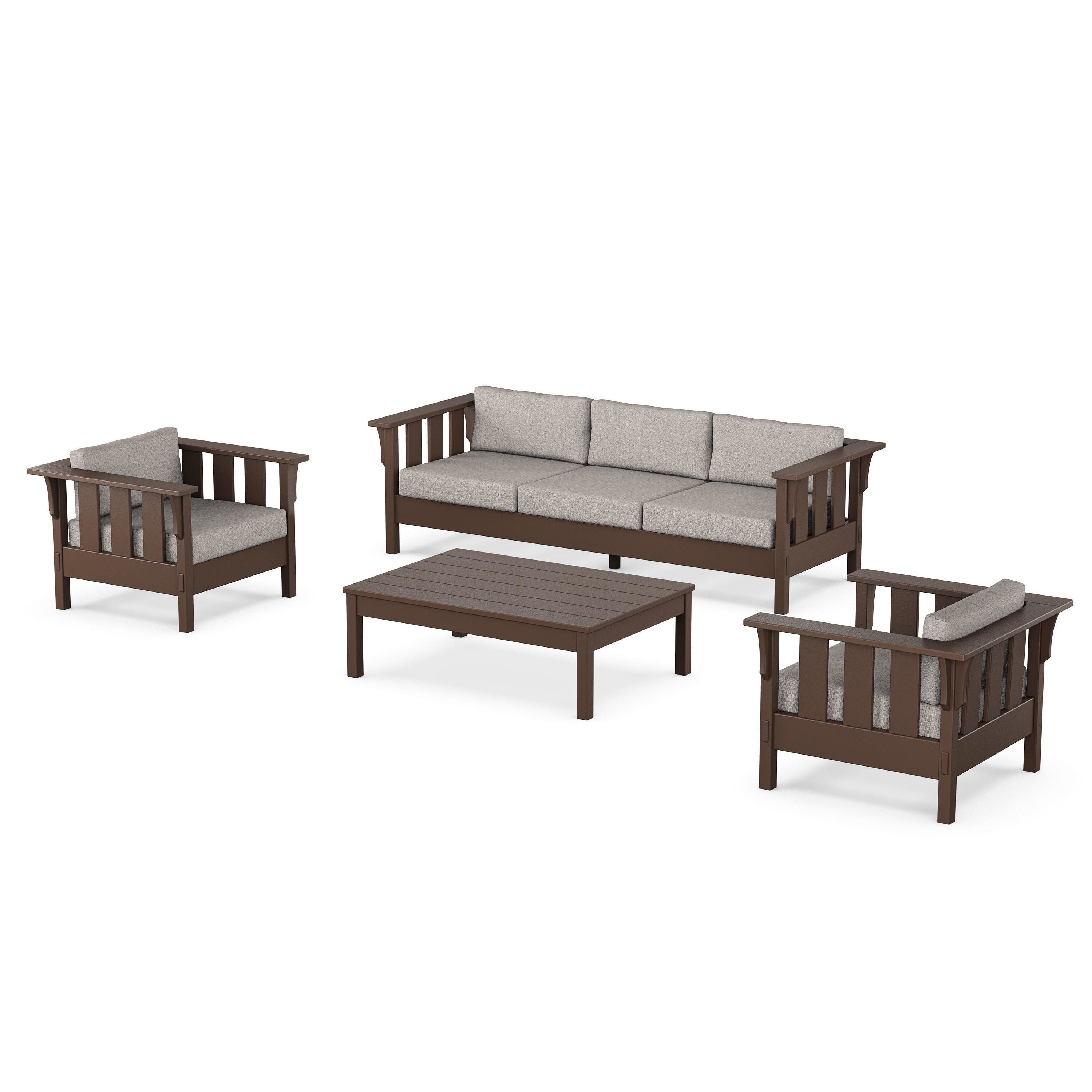 Acadia 4-Piece Deep Seating Set with Sofa