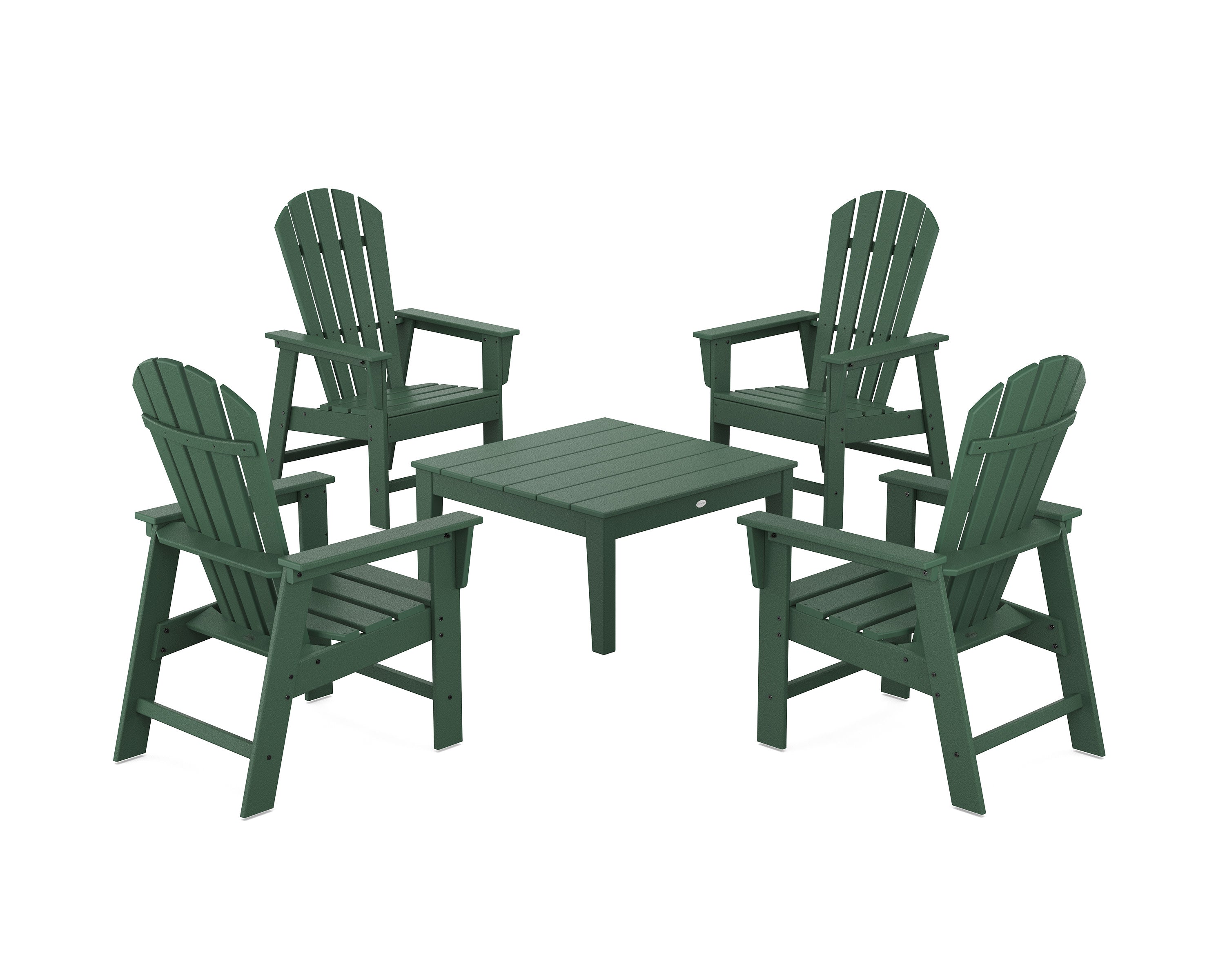 5-Piece South Beach Casual Chair Conversation Set with 36" Conversation Table