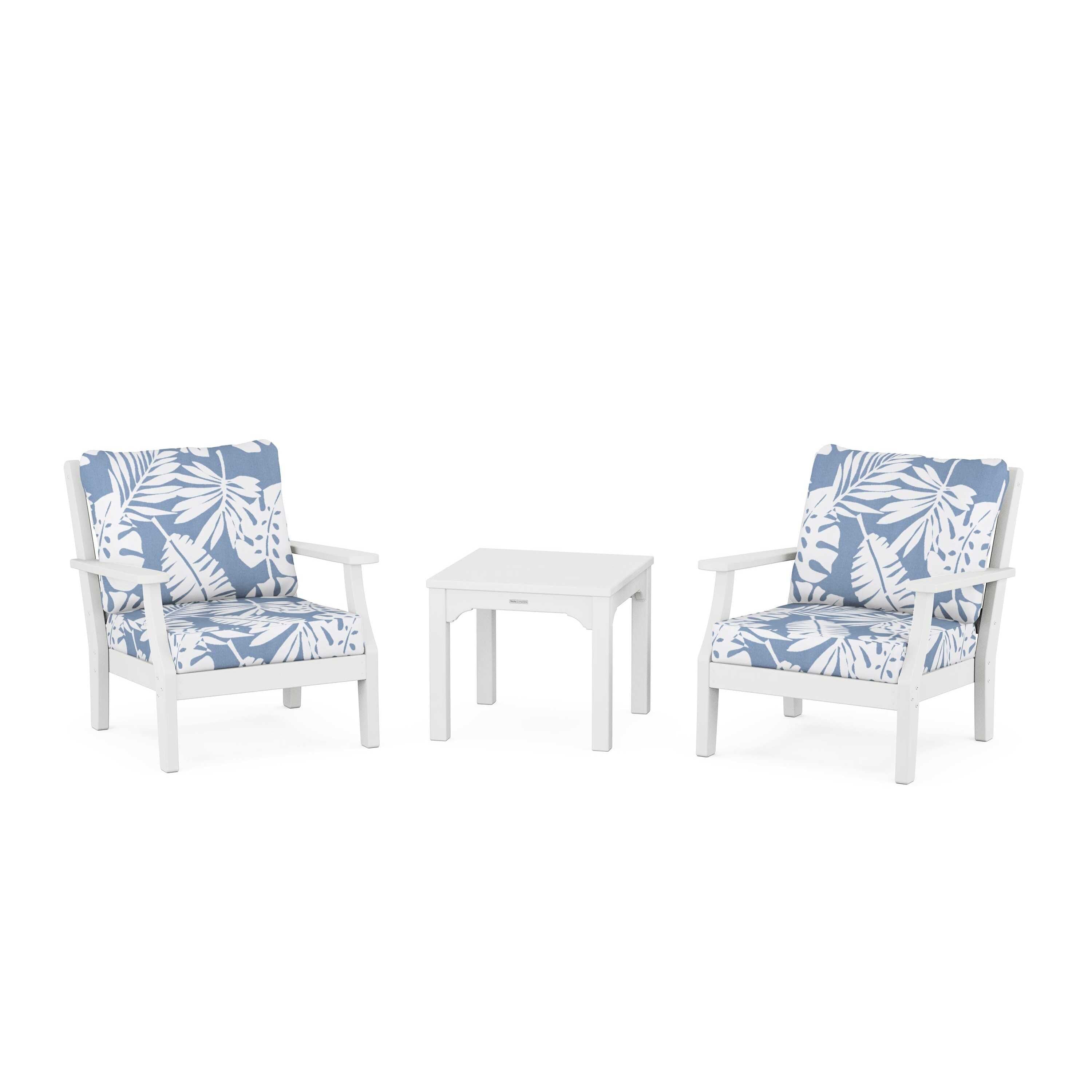 Chinoiserie 3-Piece Deep Seating Set