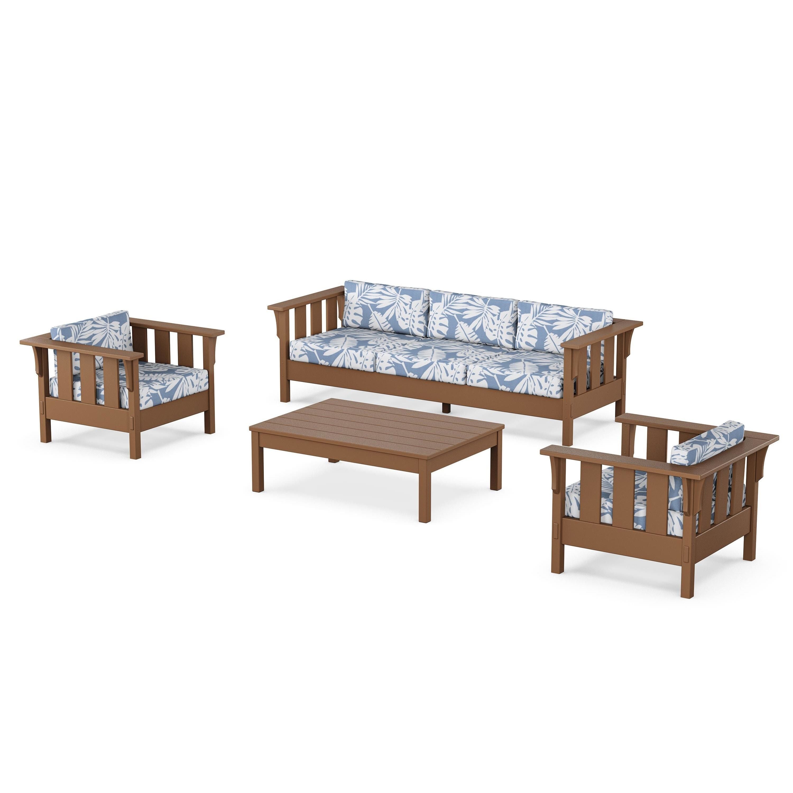 Acadia 4-Piece Deep Seating Set with Sofa
