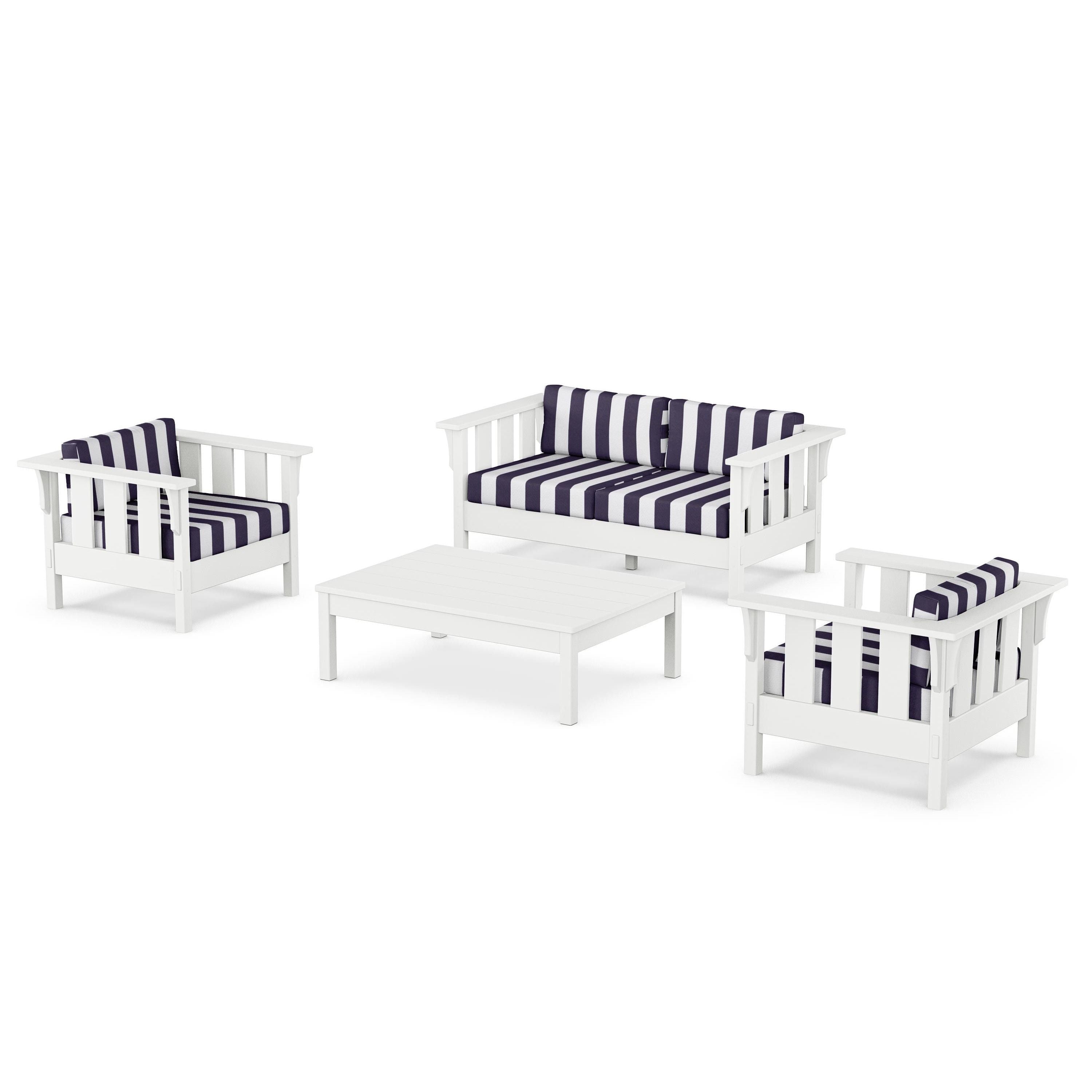 Acadia 4-Piece Deep Seating Set with Loveseat