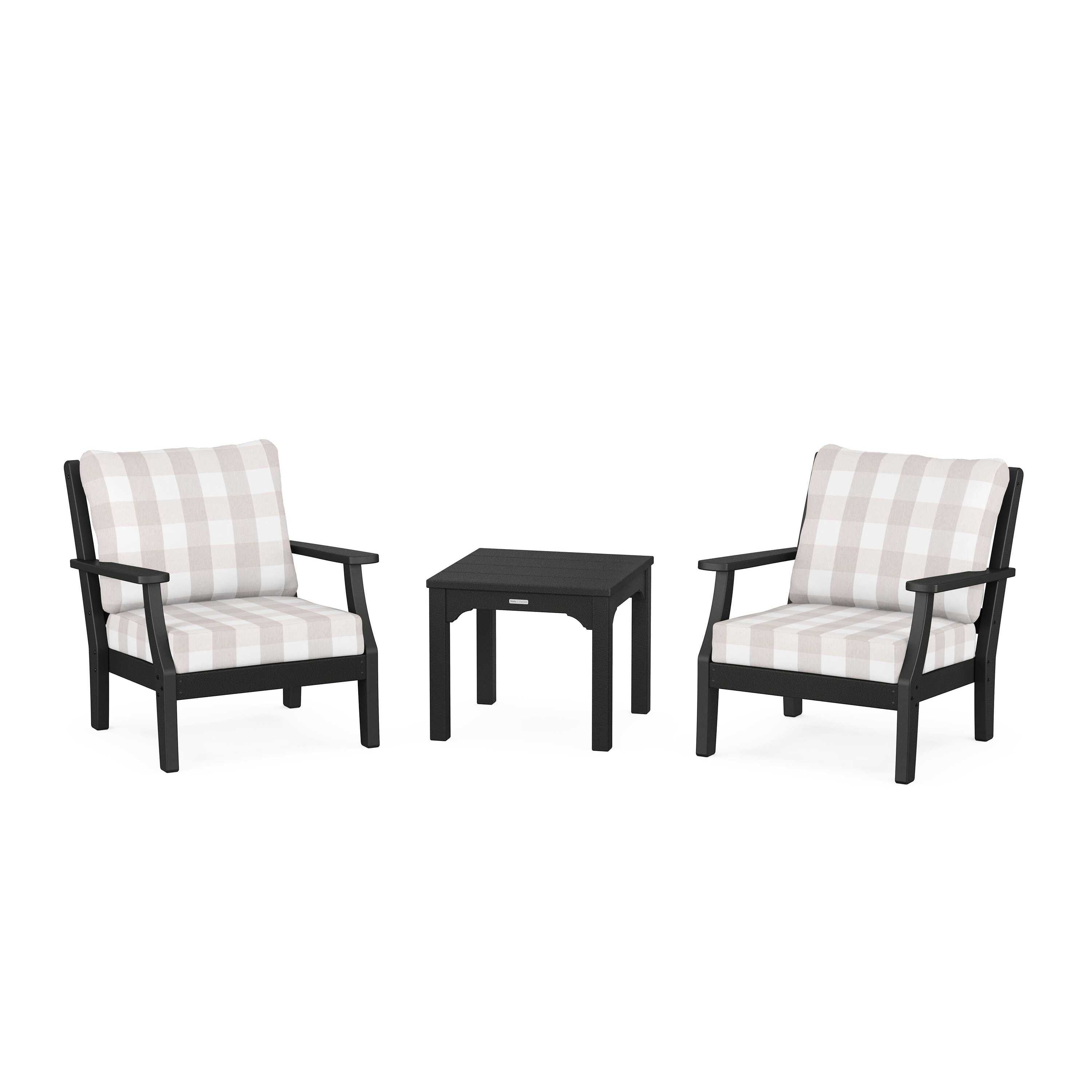 Chinoiserie 3-Piece Deep Seating Set