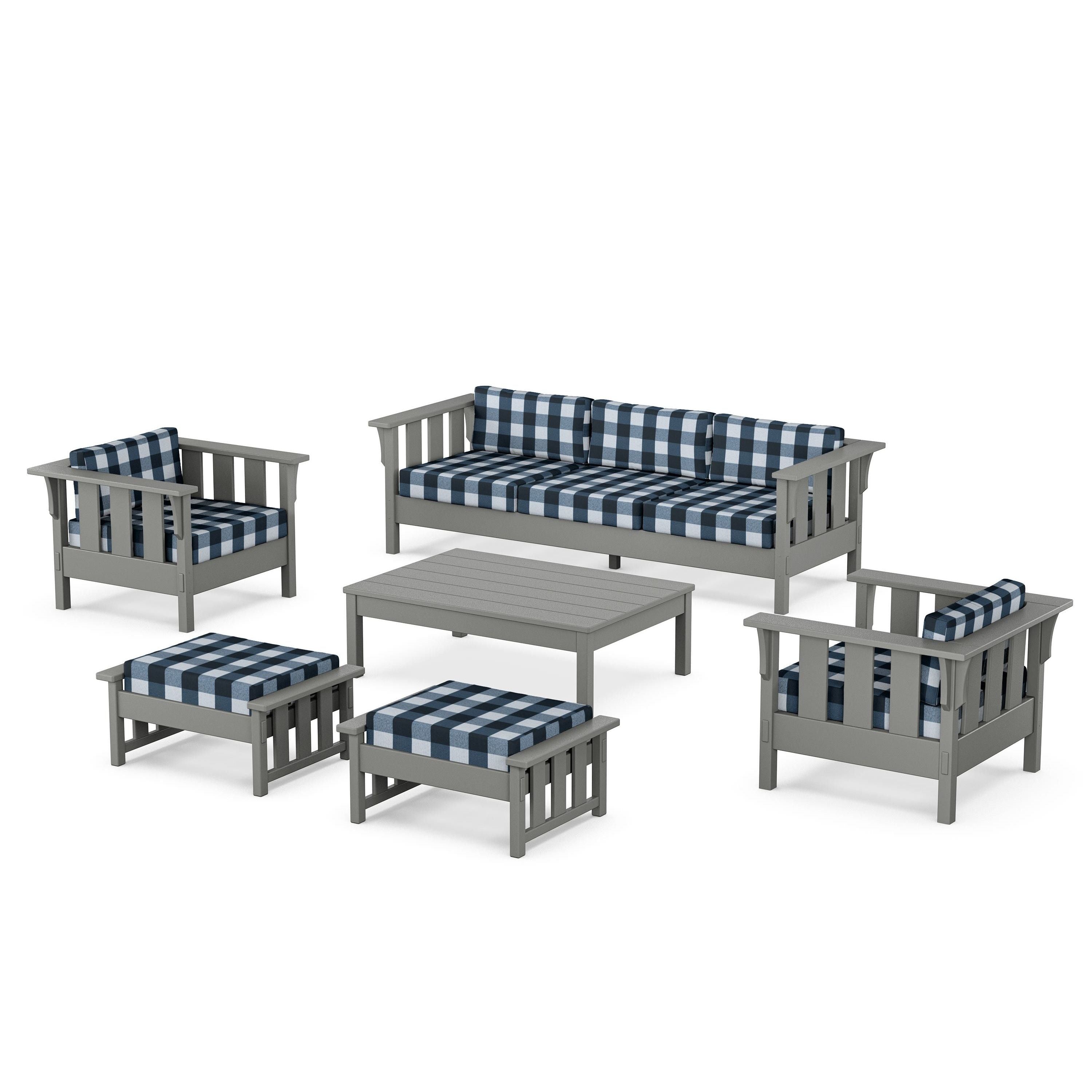 Acadia 6-Piece Lounge Sofa Set