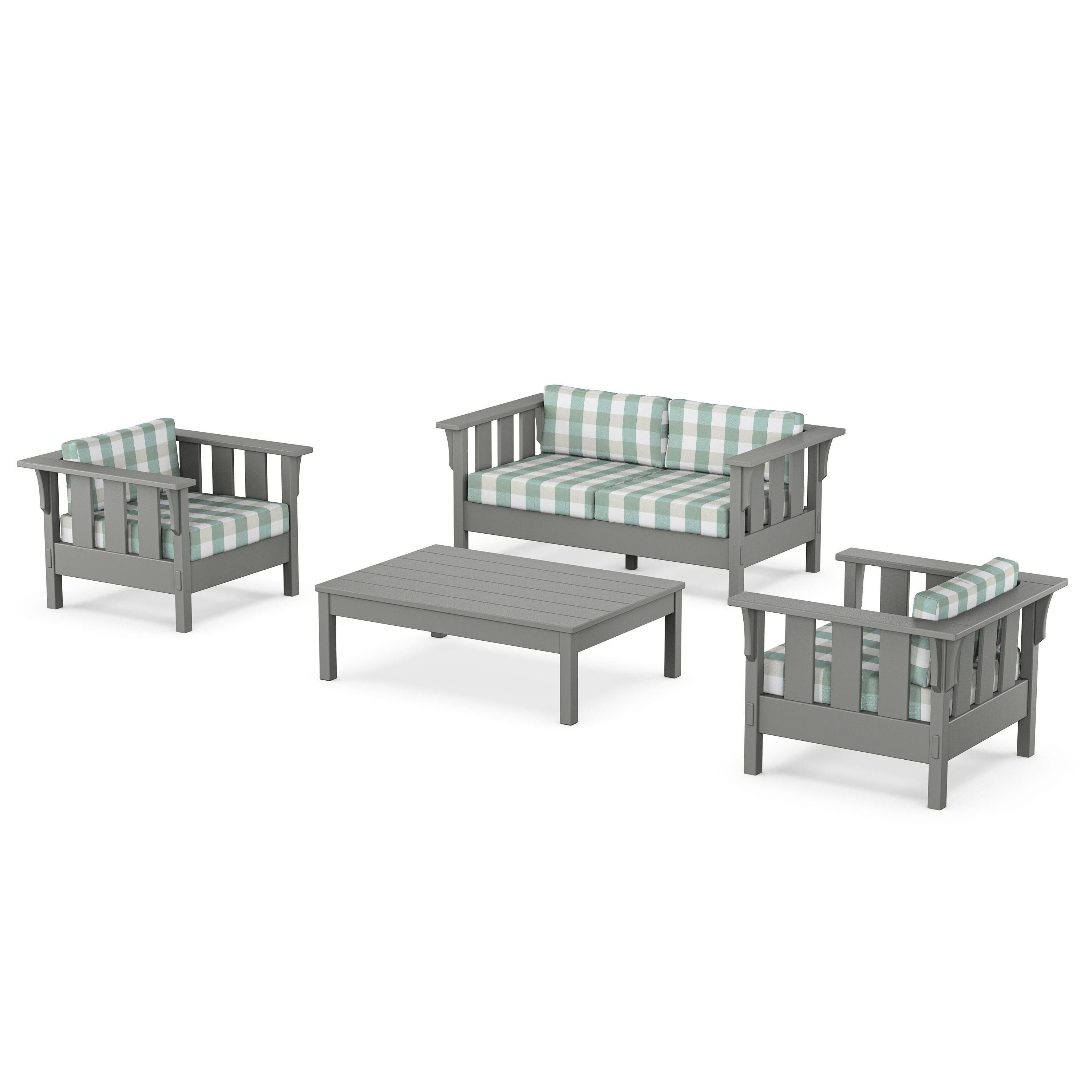Acadia 4-Piece Deep Seating Set with Loveseat