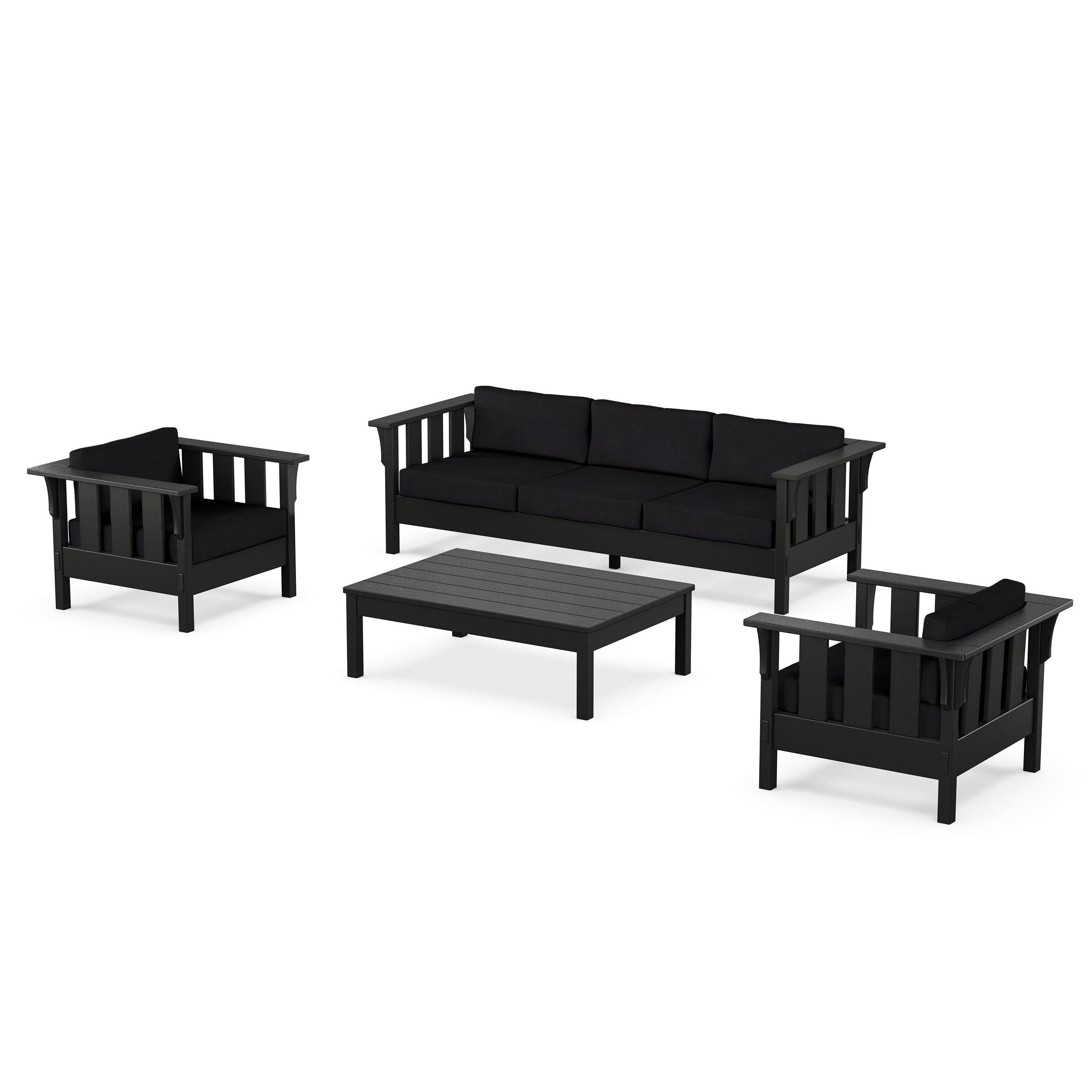 Acadia 4-Piece Deep Seating Set with Sofa