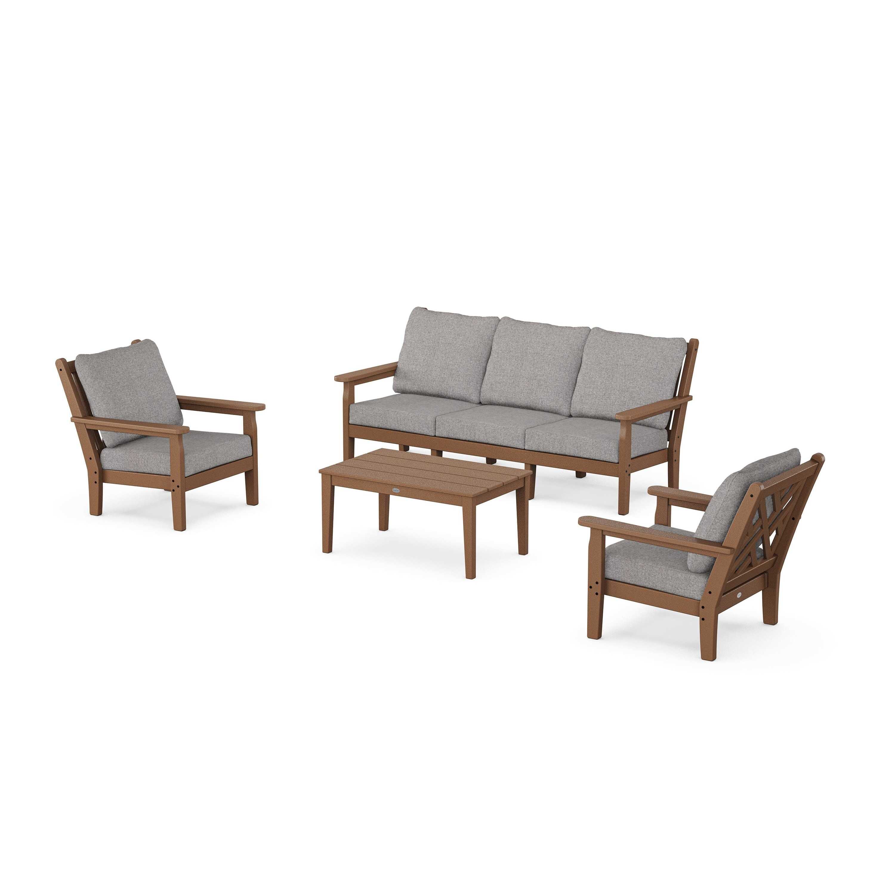 Chippendale 4-Piece Deep Seating Set with Sofa