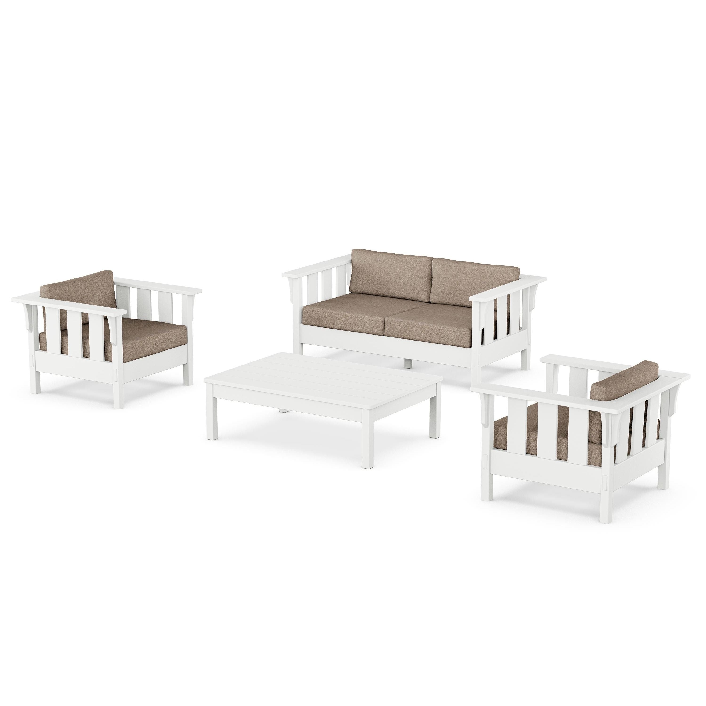 Acadia 4-Piece Deep Seating Set with Loveseat
