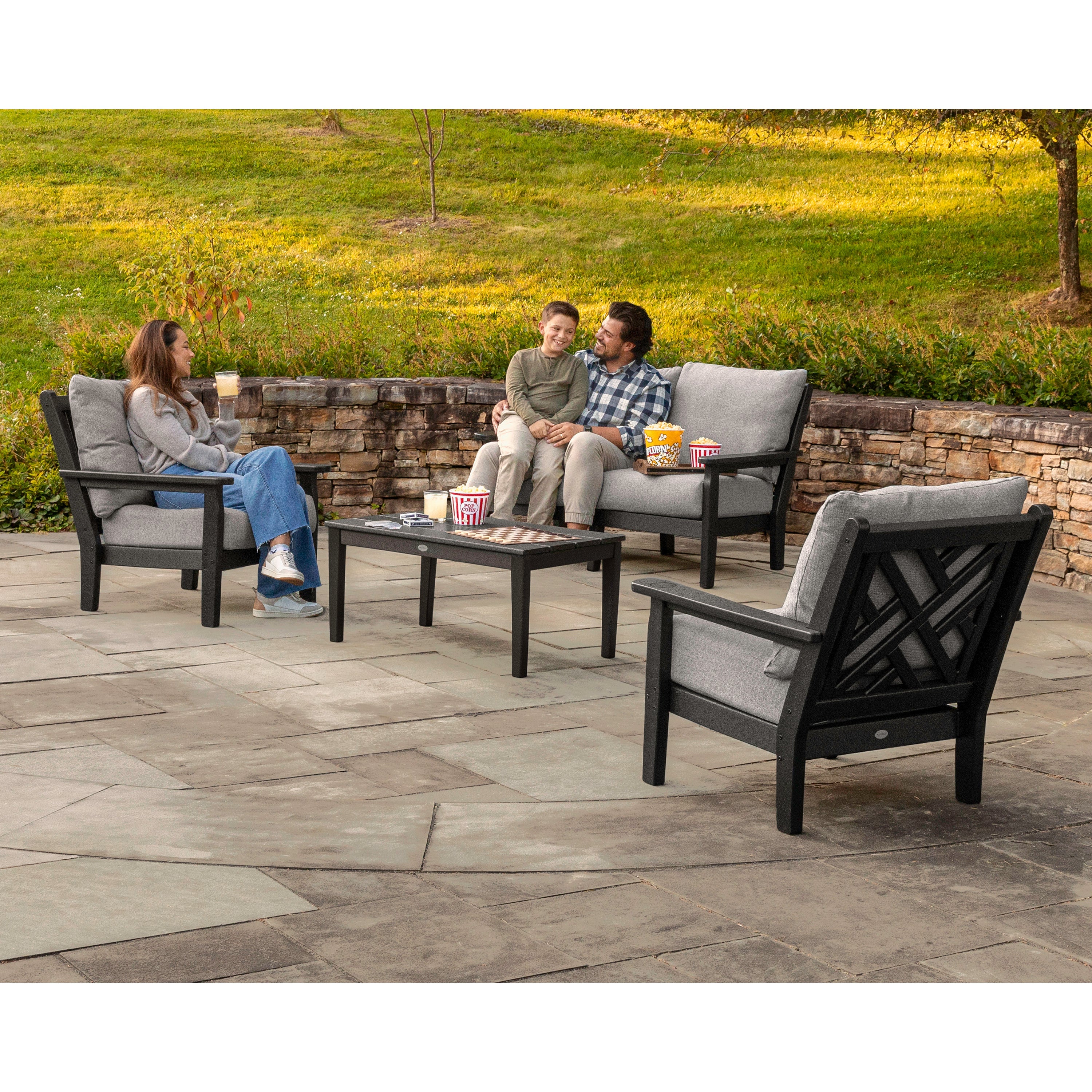 Chippendale Deep Seating Loveseat