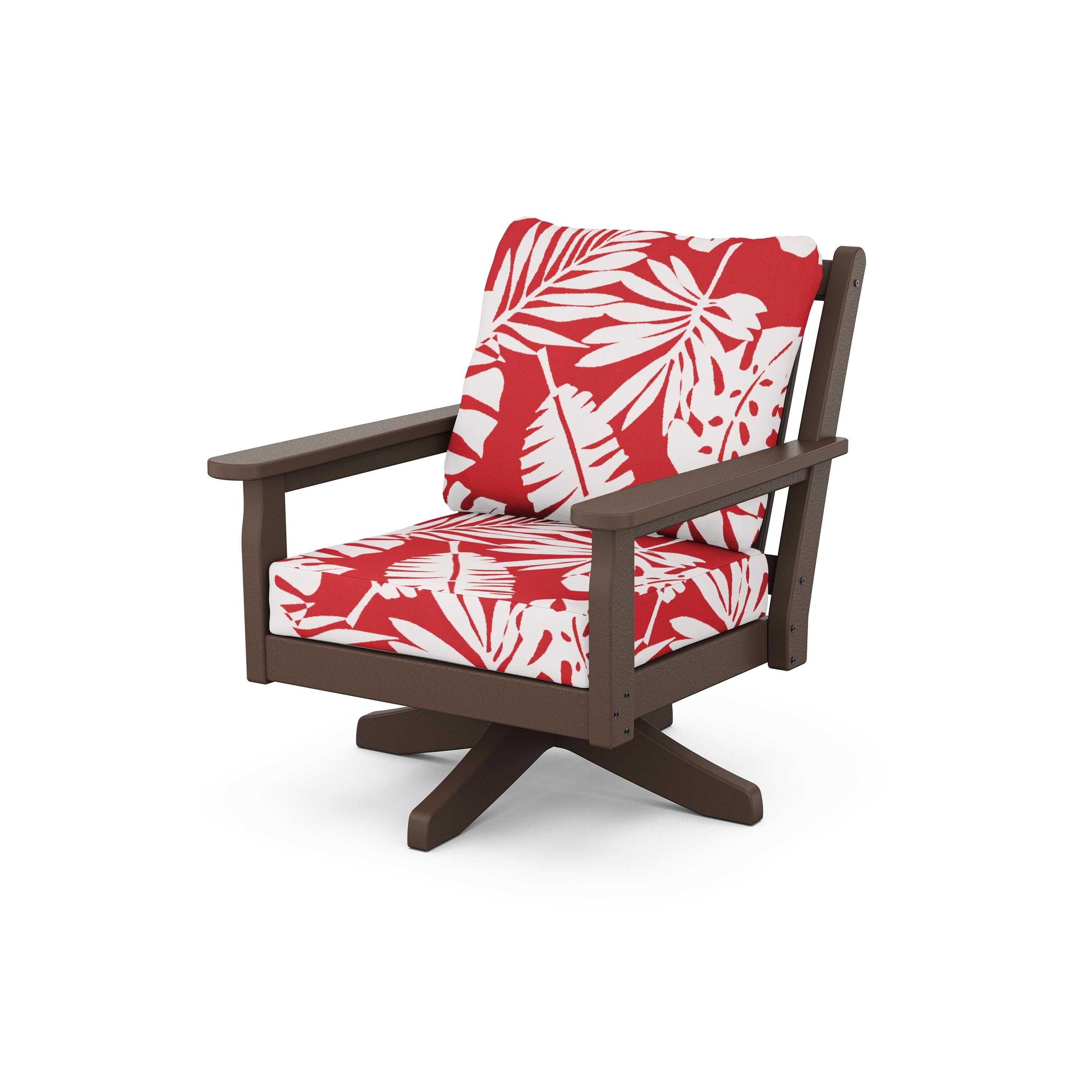 Chippendale Deep Seating Swivel Chair