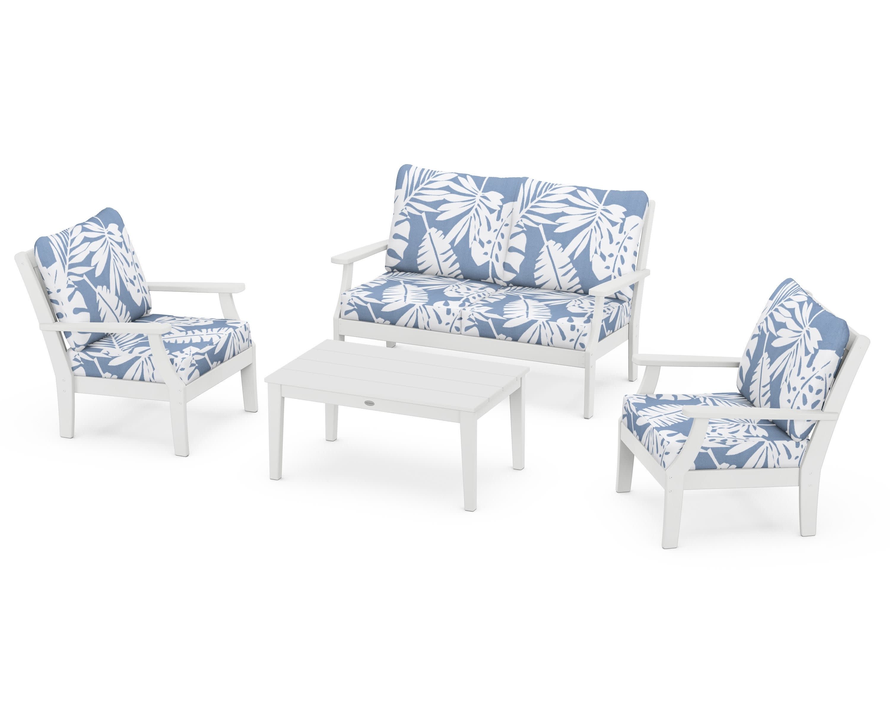 Braxton 4-Piece Deep Seating Chair Set