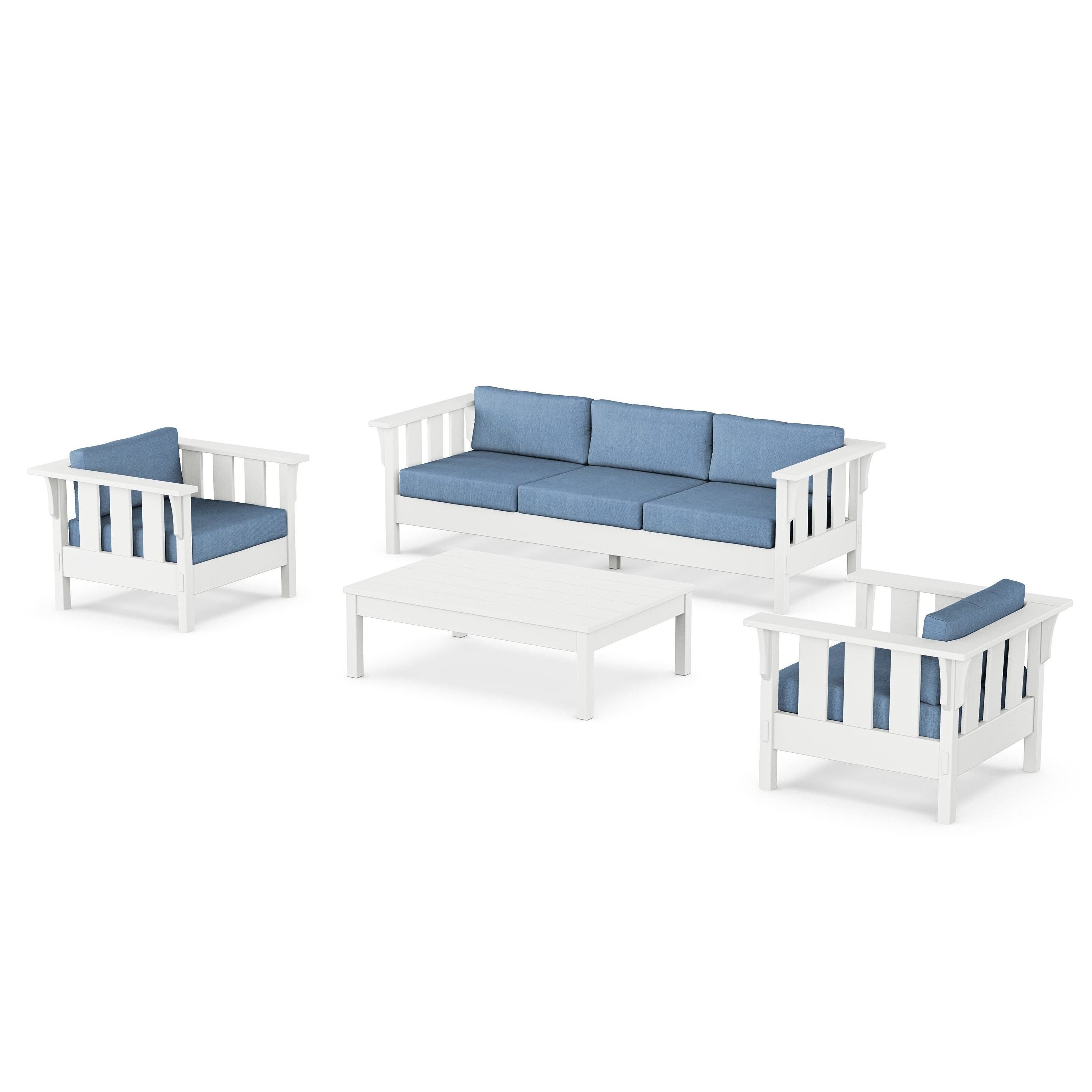 Acadia 4-Piece Deep Seating Set with Sofa