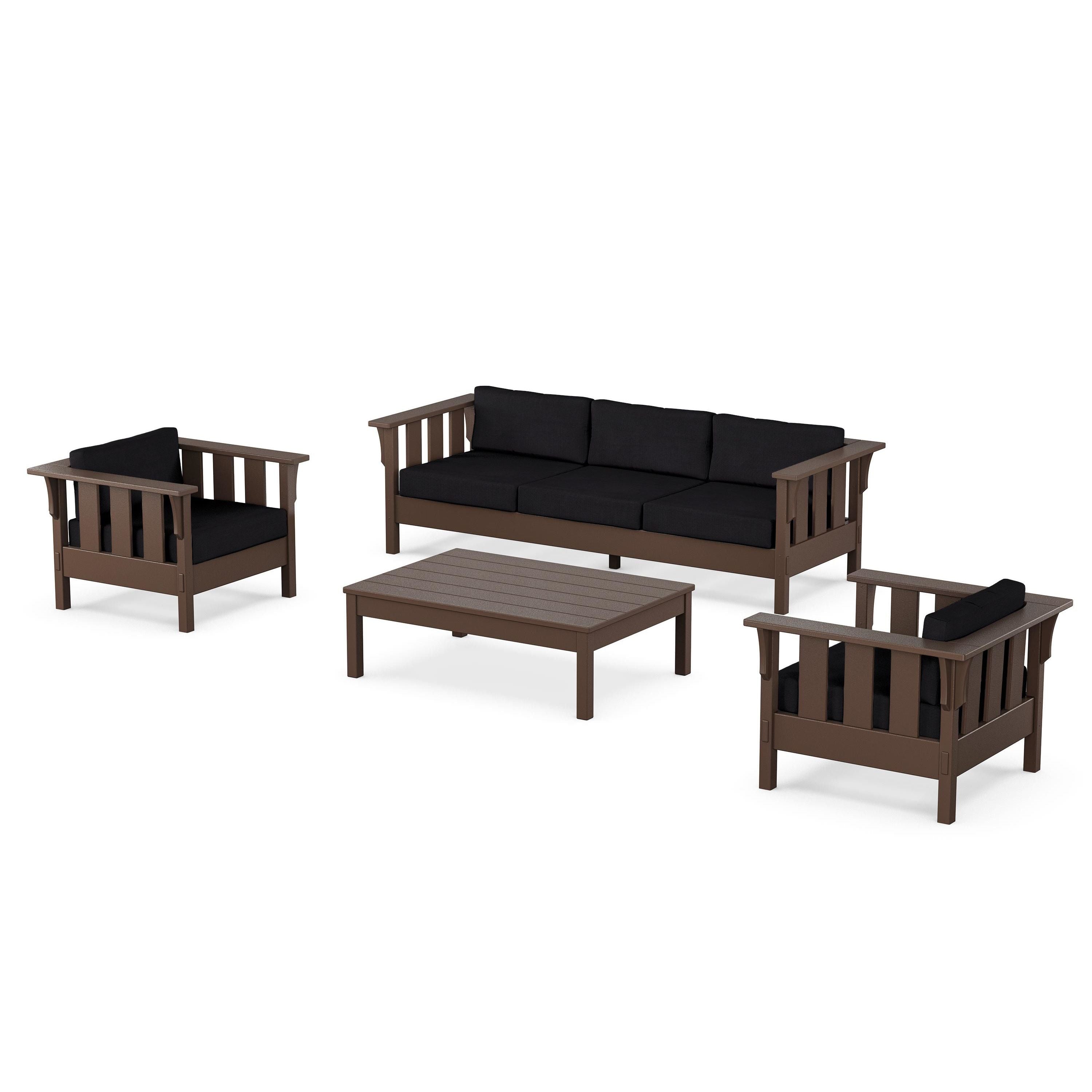Acadia 4-Piece Deep Seating Set with Sofa