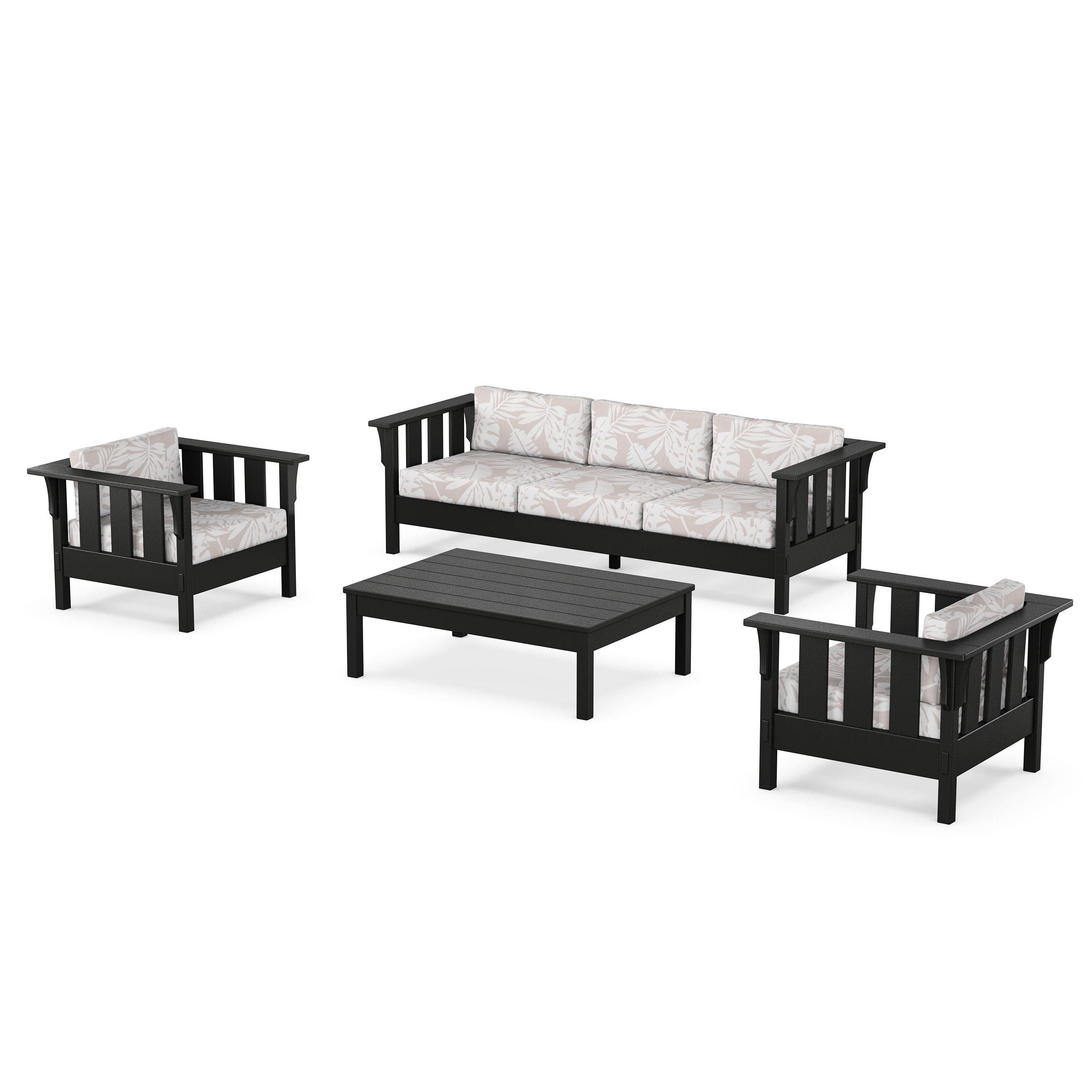Acadia 4-Piece Deep Seating Set with Sofa