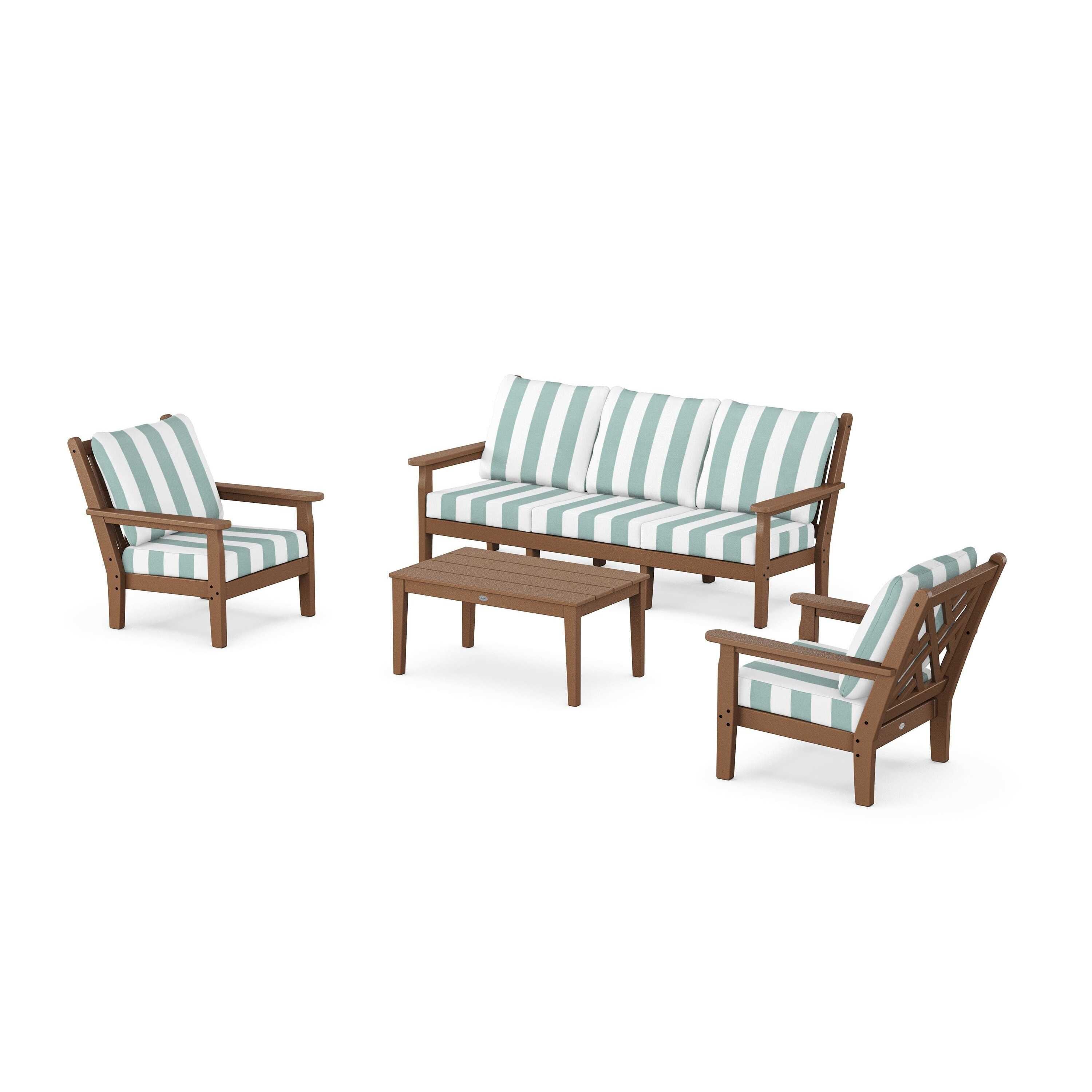Chippendale 4-Piece Deep Seating Set with Sofa