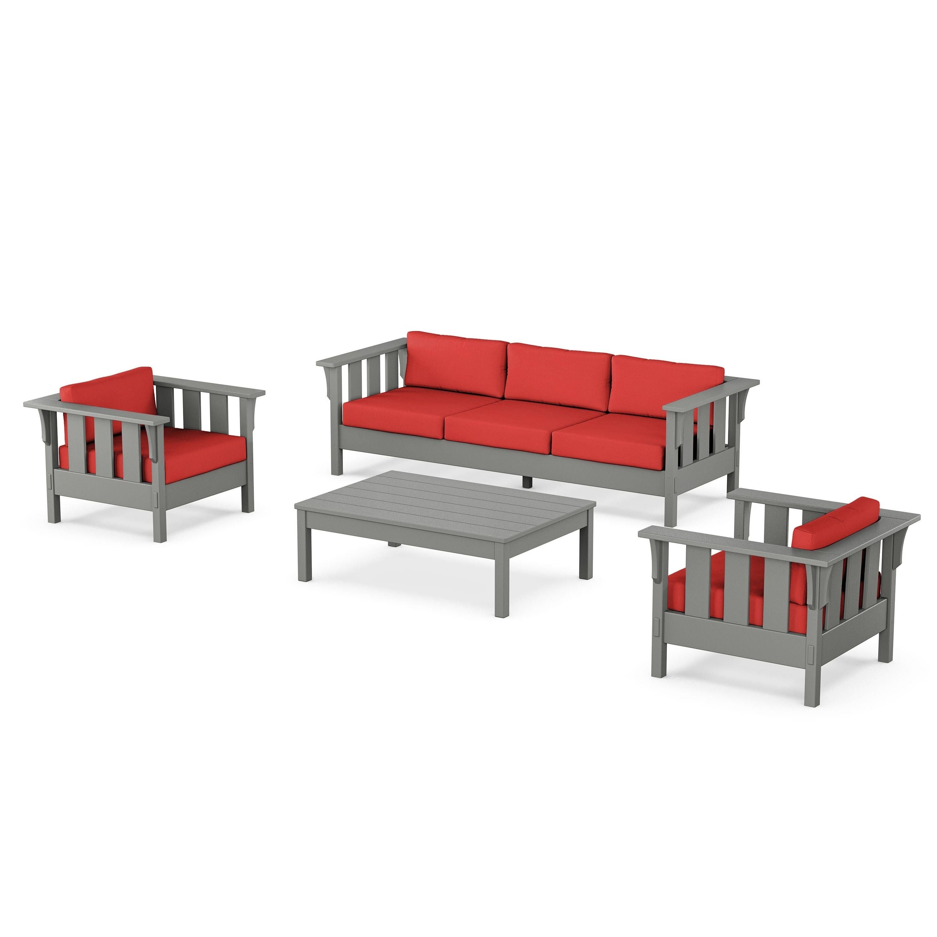 Acadia 4-Piece Deep Seating Set with Sofa