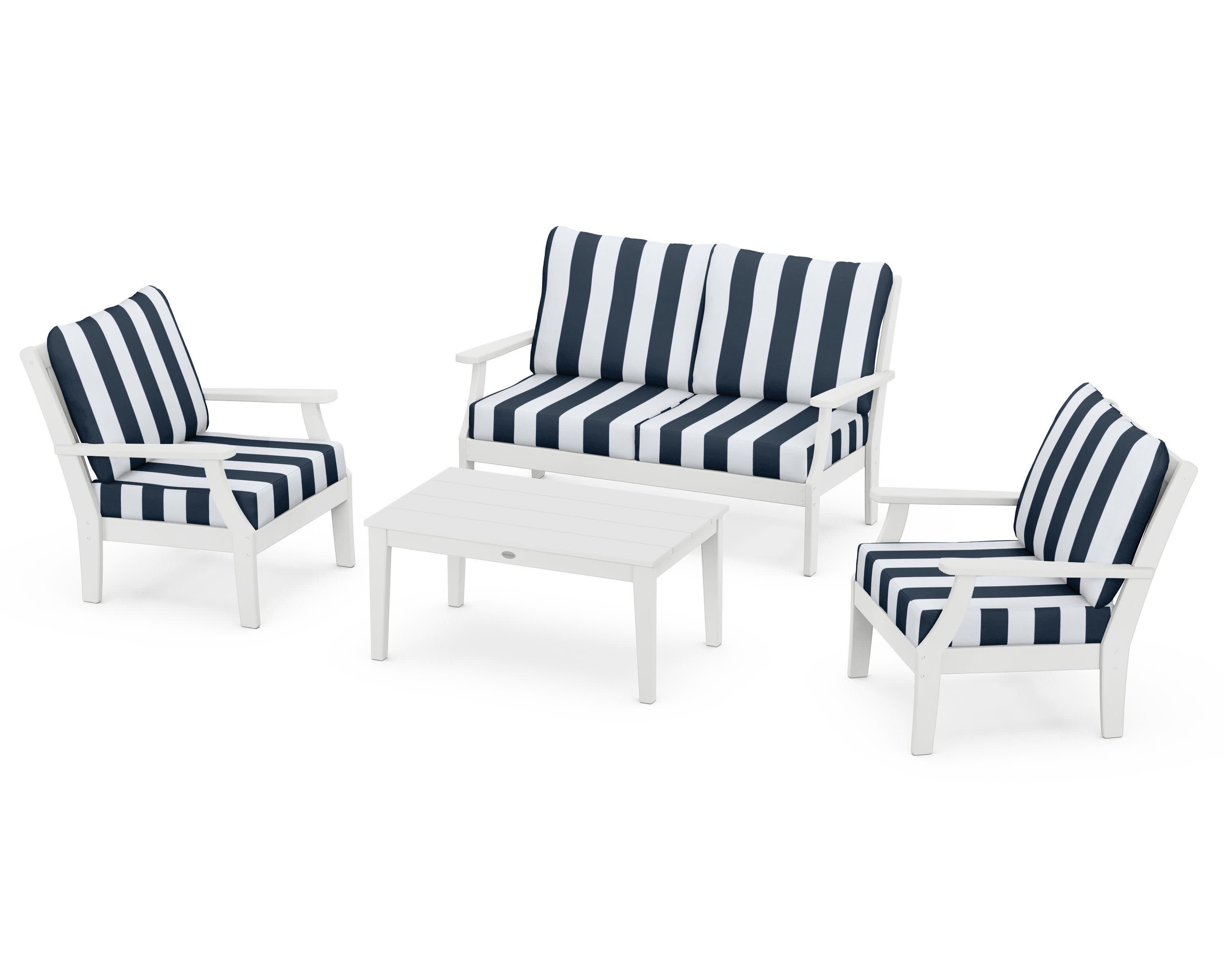Braxton 4-Piece Deep Seating Chair Set