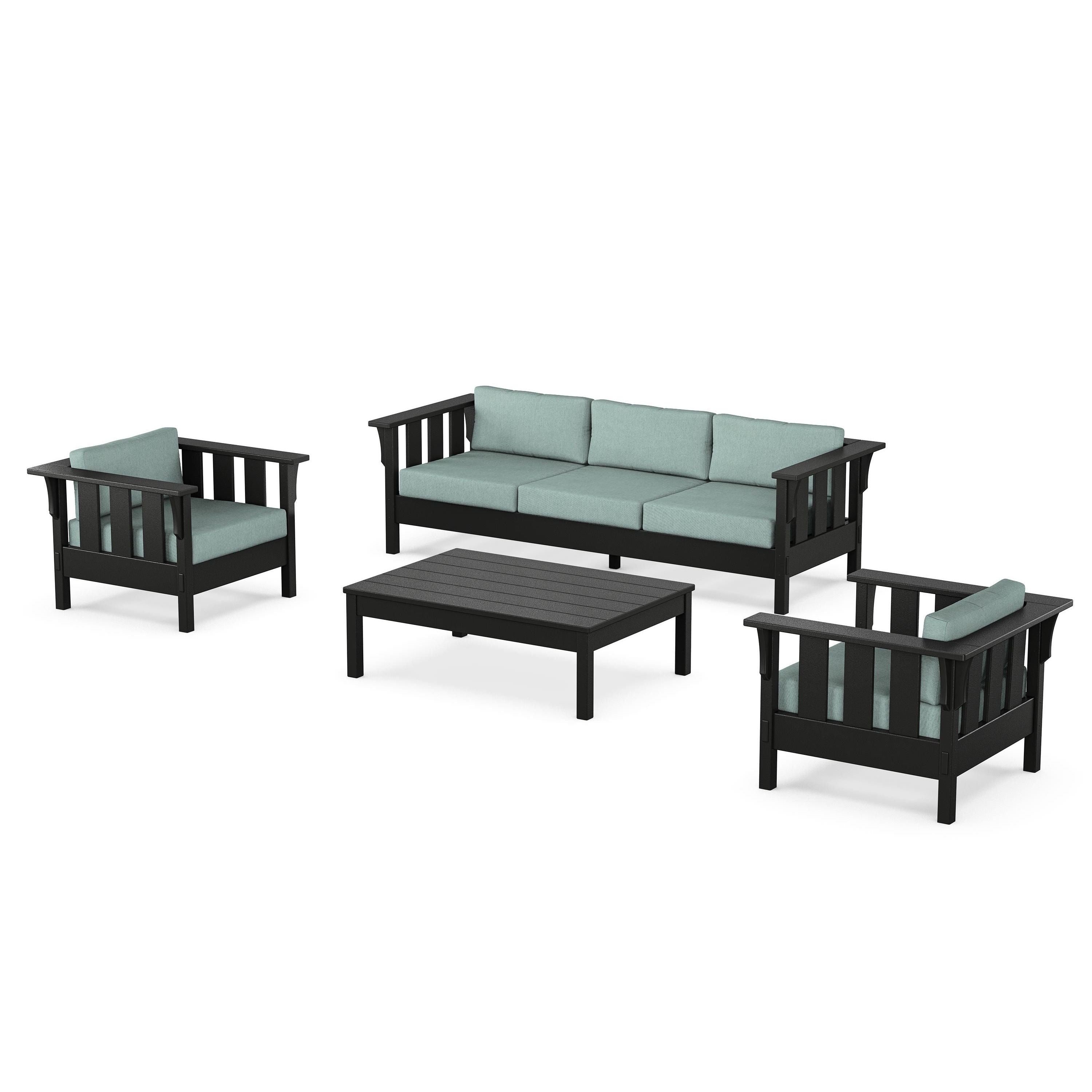 Acadia 4-Piece Deep Seating Set with Sofa