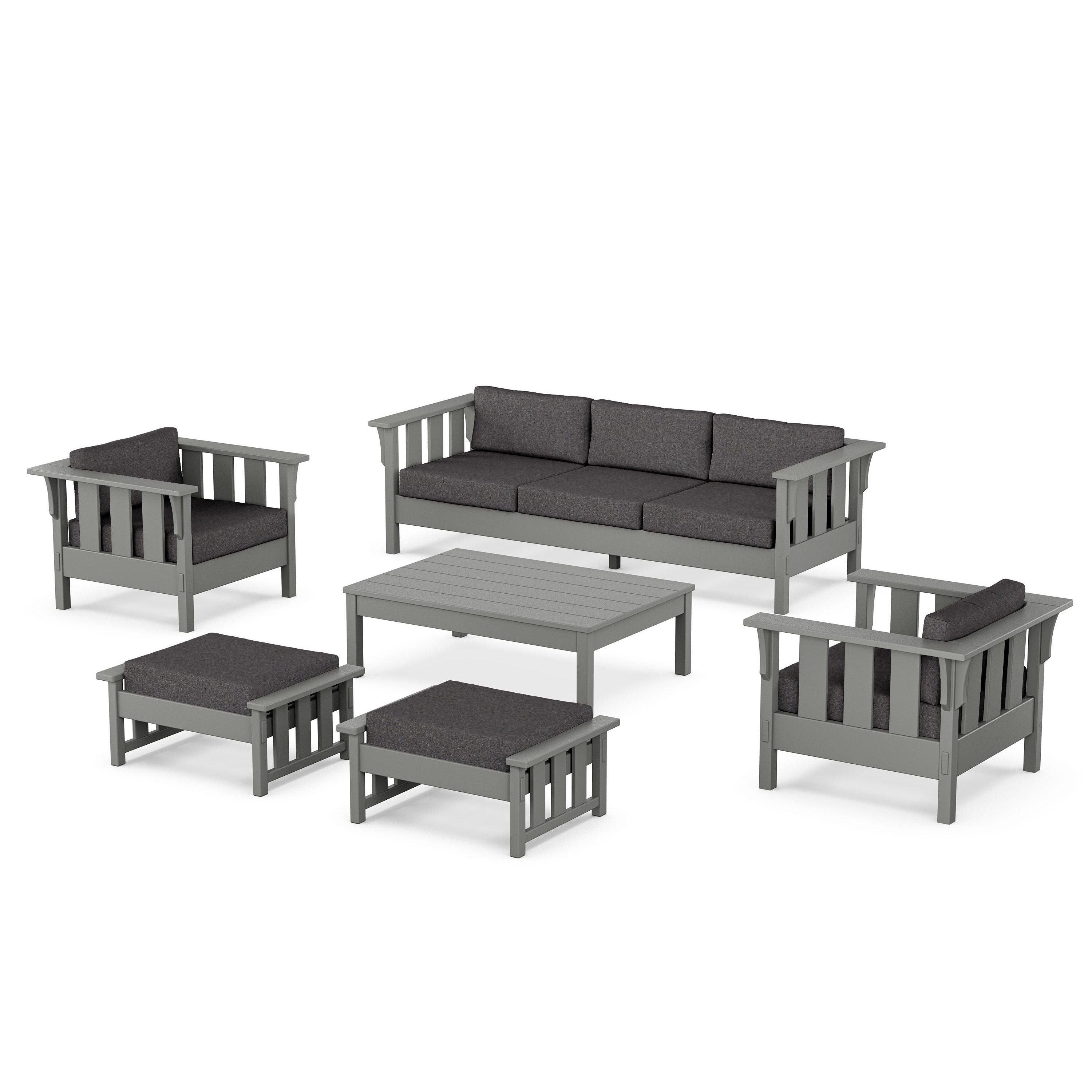 Acadia 6-Piece Lounge Sofa Set