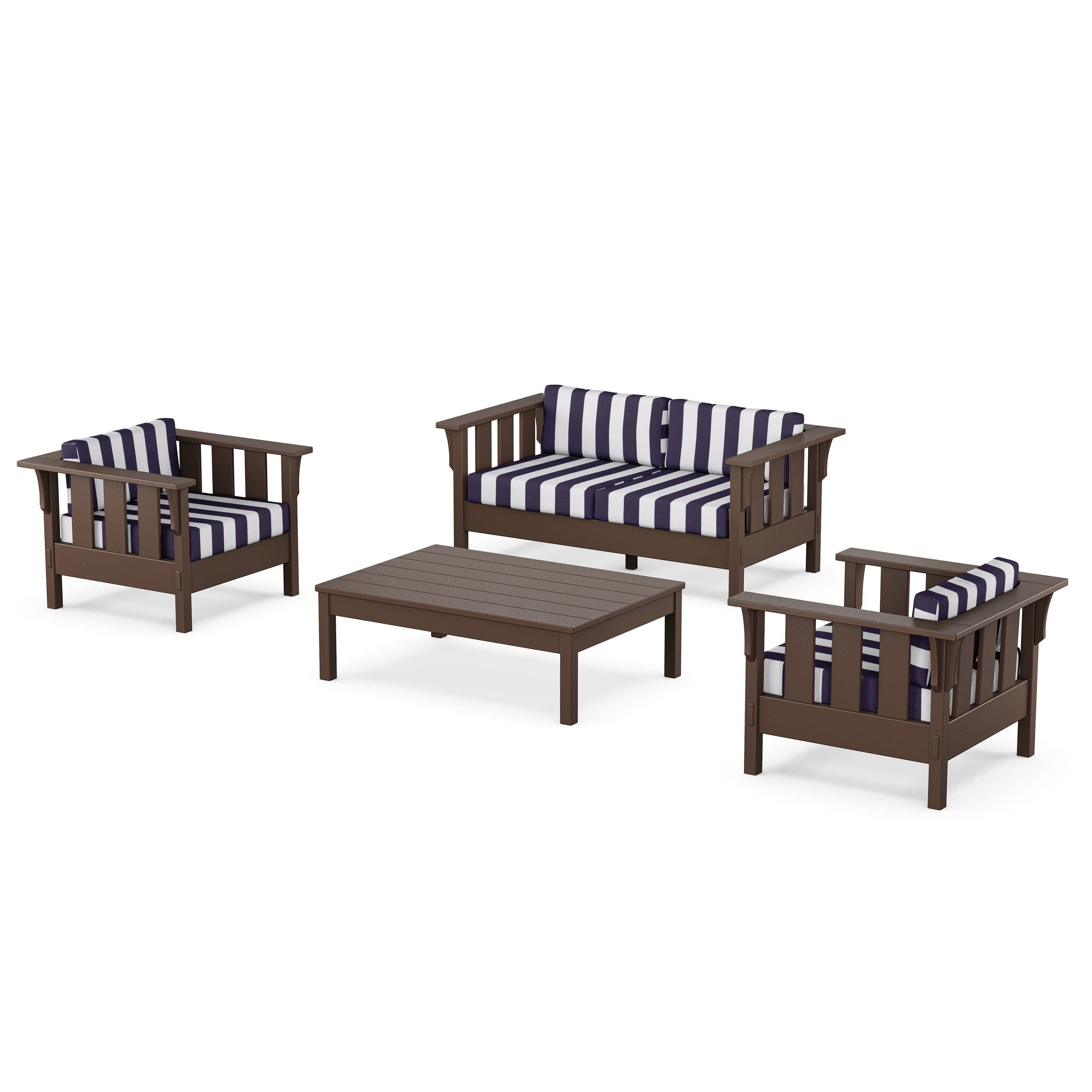 Acadia 4-Piece Deep Seating Set with Loveseat