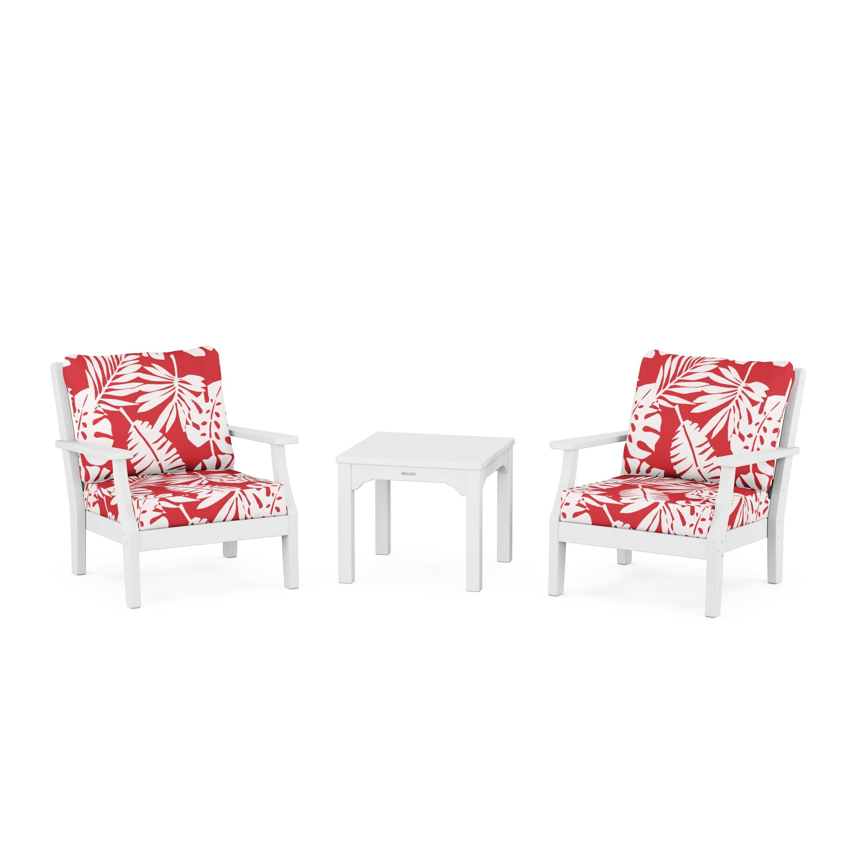 Chinoiserie 3-Piece Deep Seating Set