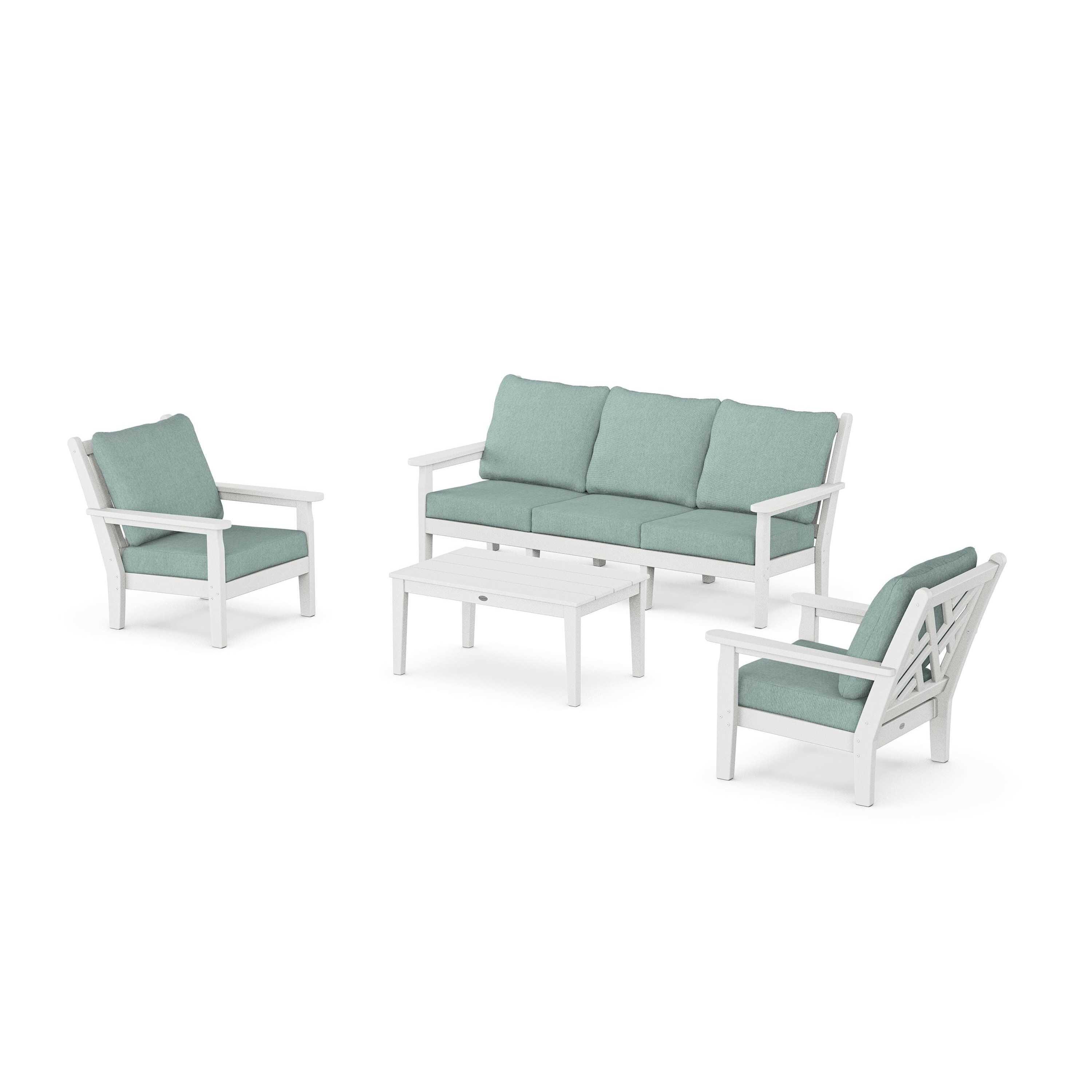 Chippendale 4-Piece Deep Seating Set with Sofa