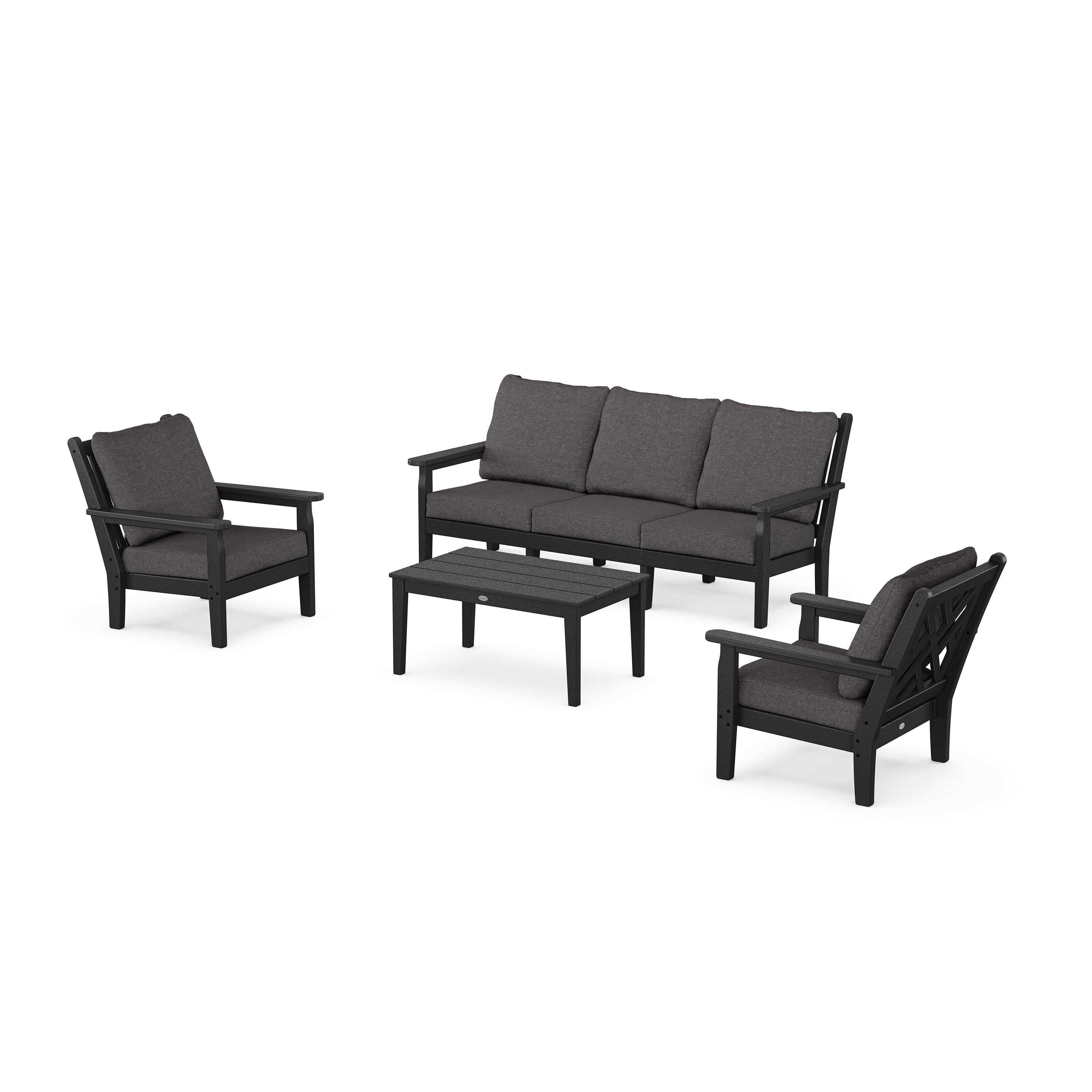 Chippendale 4-Piece Deep Seating Set with Sofa