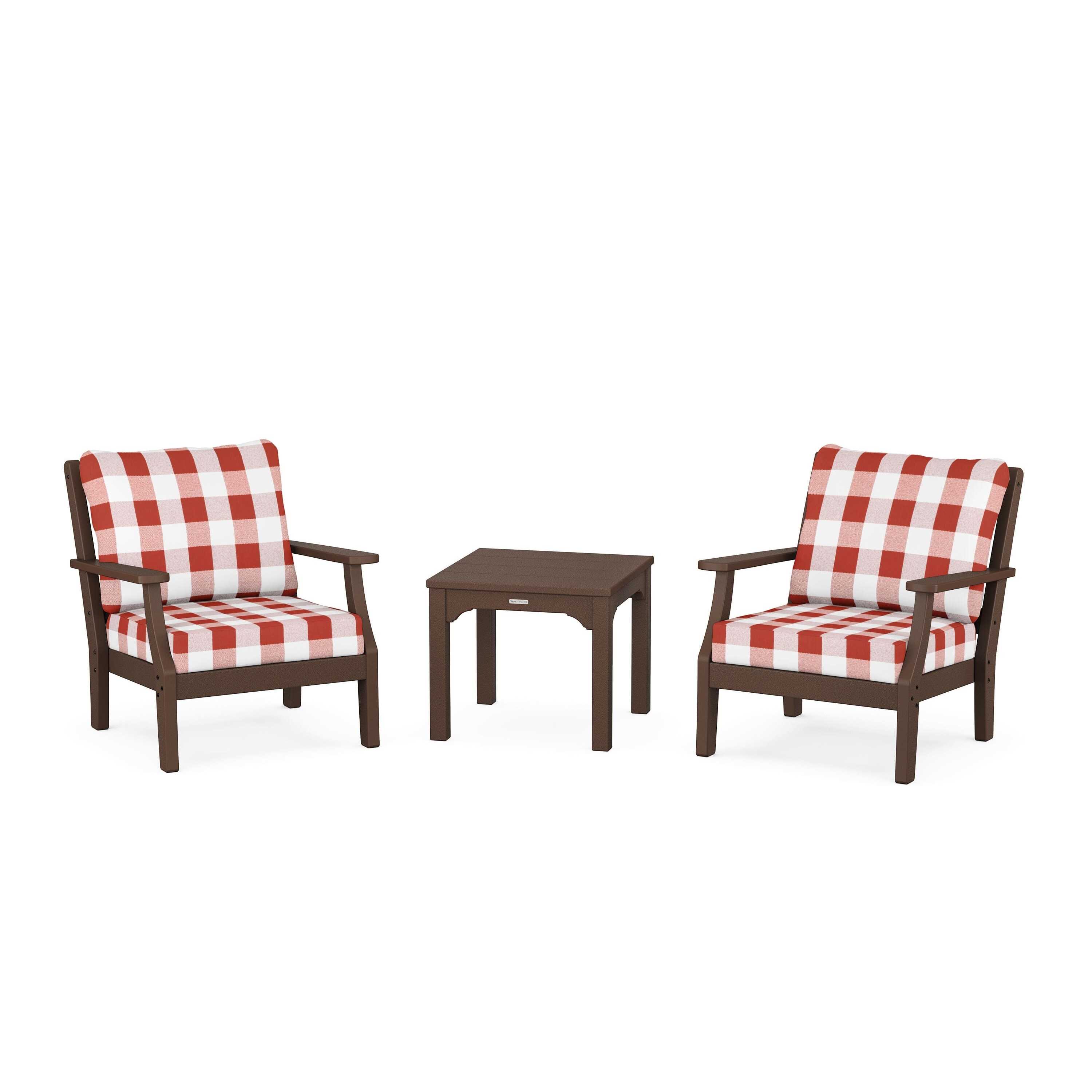 Chinoiserie 3-Piece Deep Seating Set