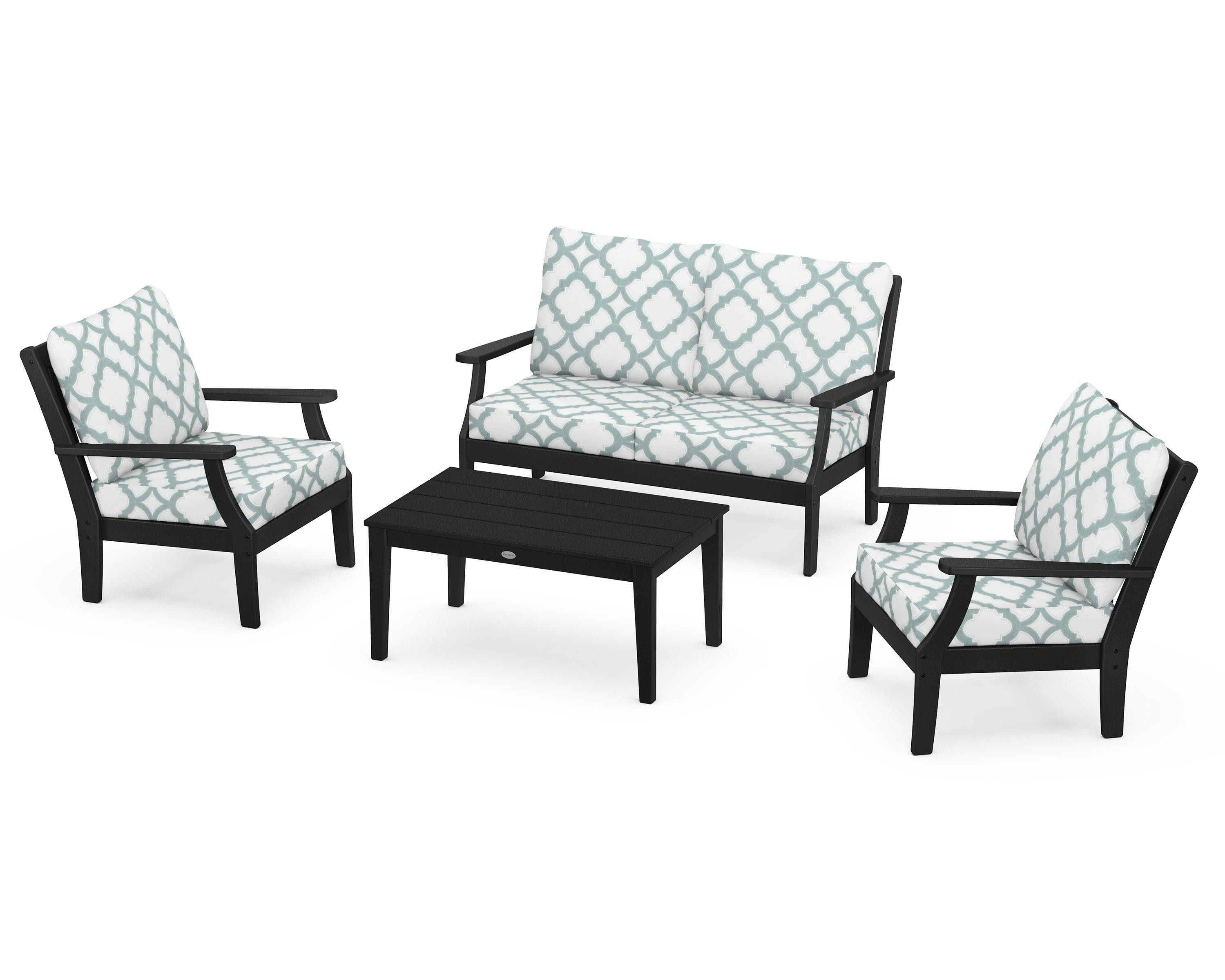 Braxton 4-Piece Deep Seating Chair Set