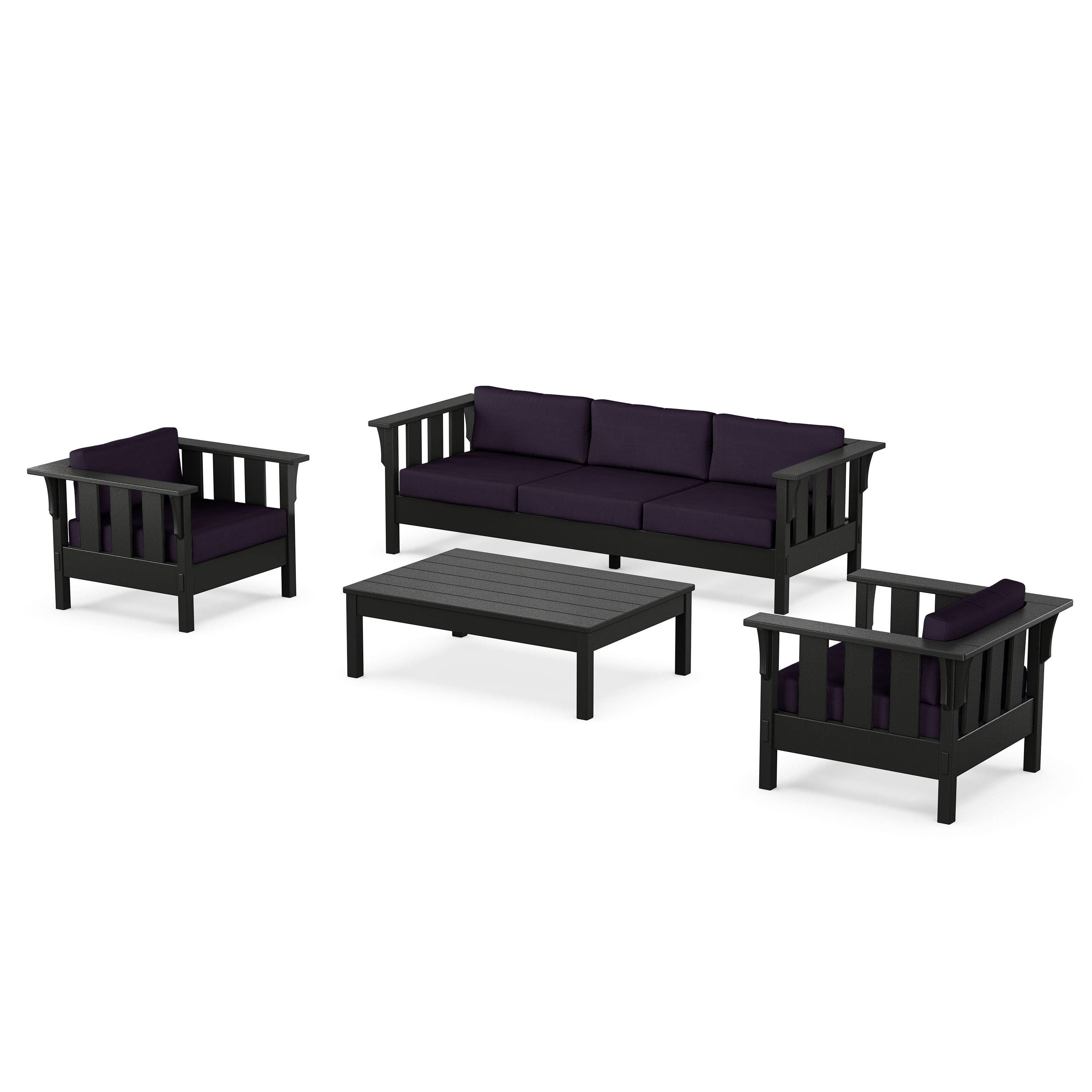 Acadia 4-Piece Deep Seating Set with Sofa