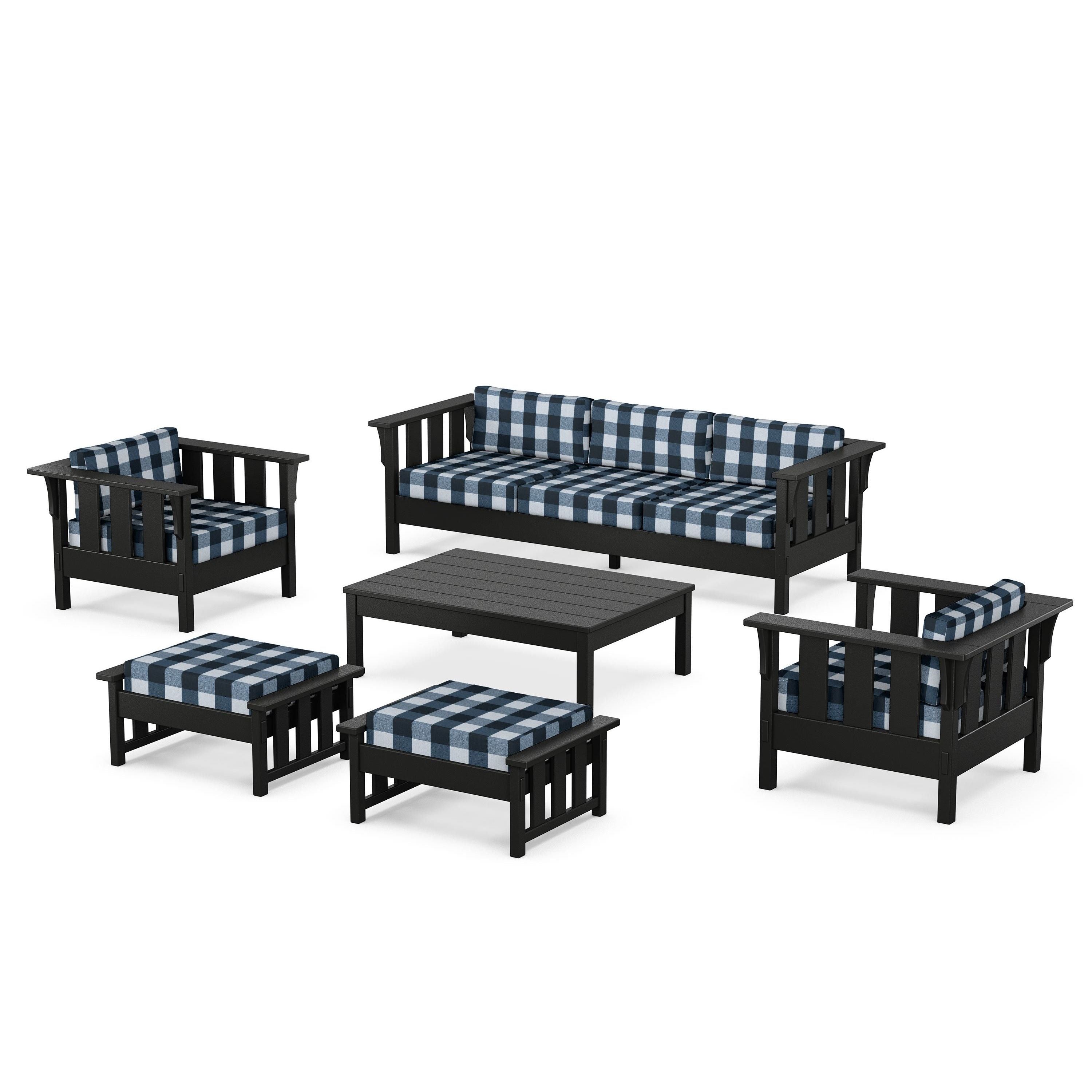Acadia 6-Piece Lounge Sofa Set
