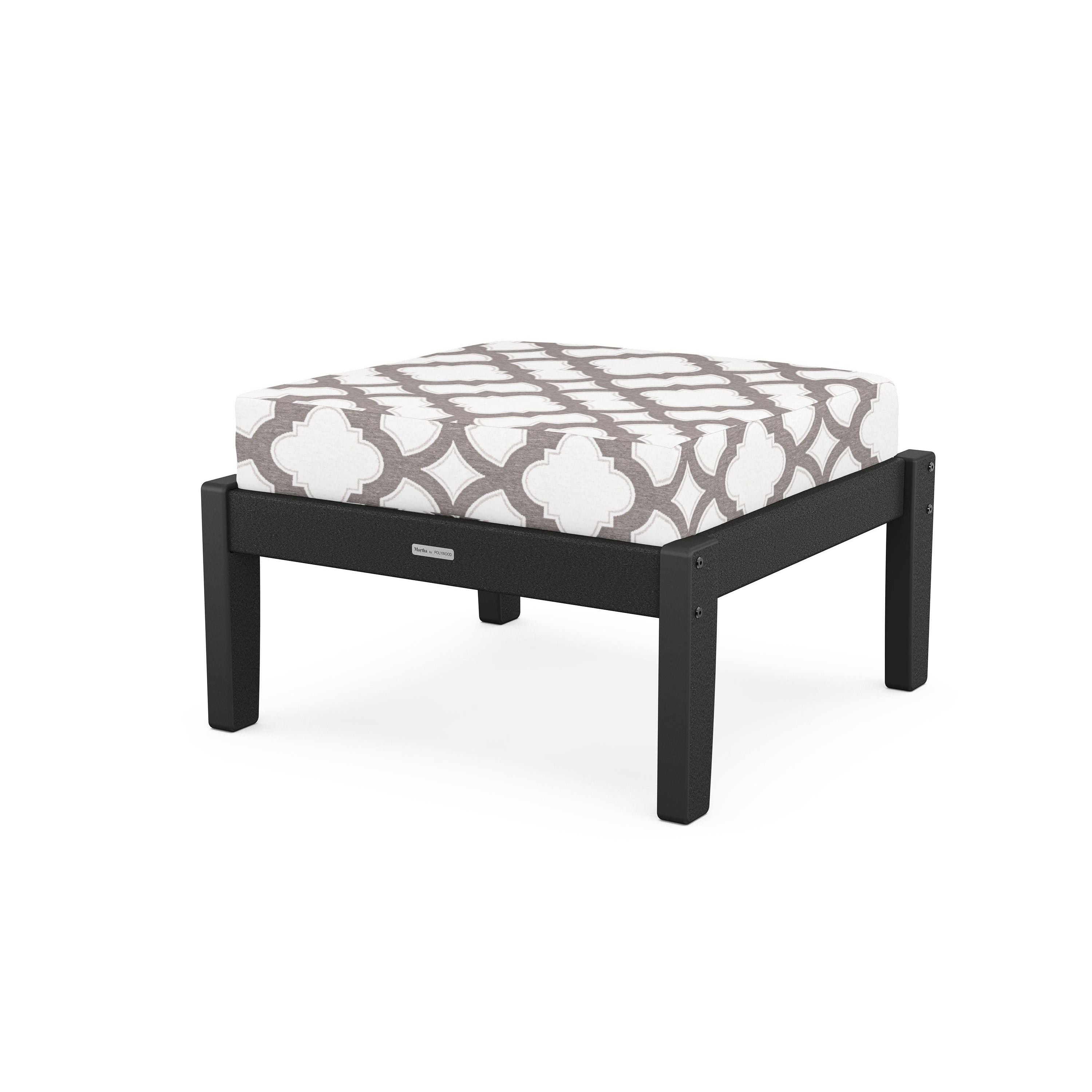 Chinoiserie Deep Seating Ottoman