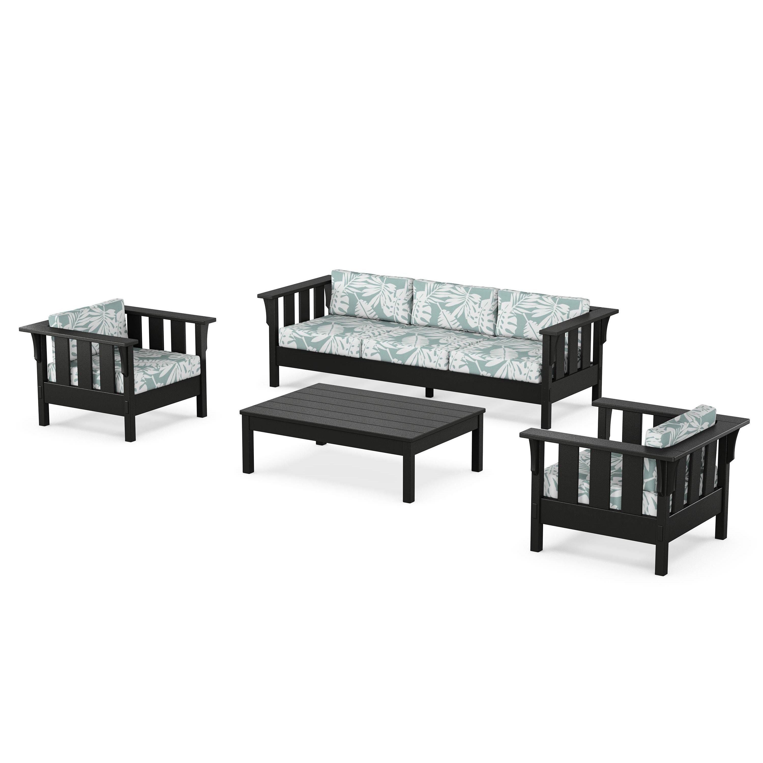 Acadia 4-Piece Deep Seating Set with Sofa
