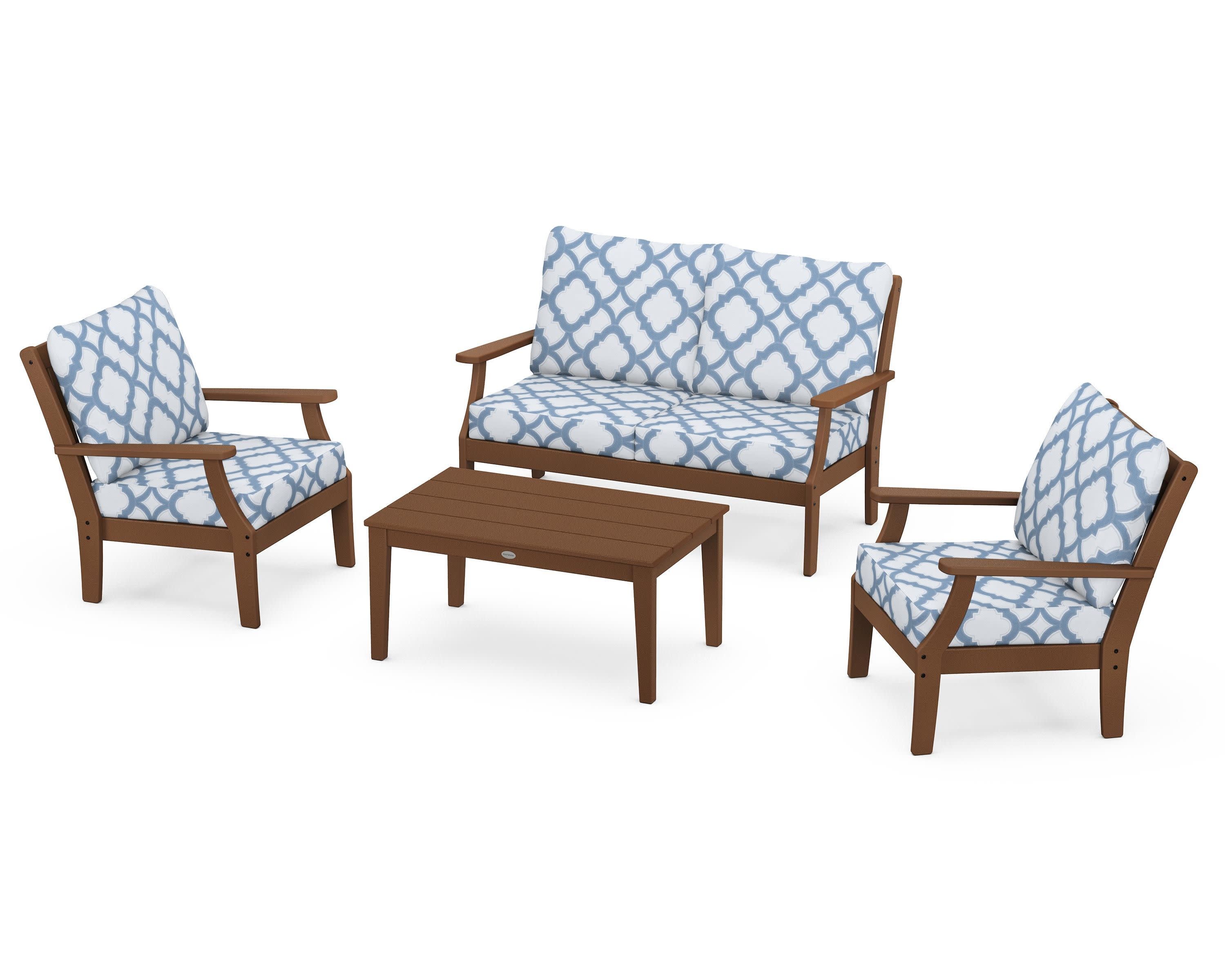 Braxton 4-Piece Deep Seating Chair Set