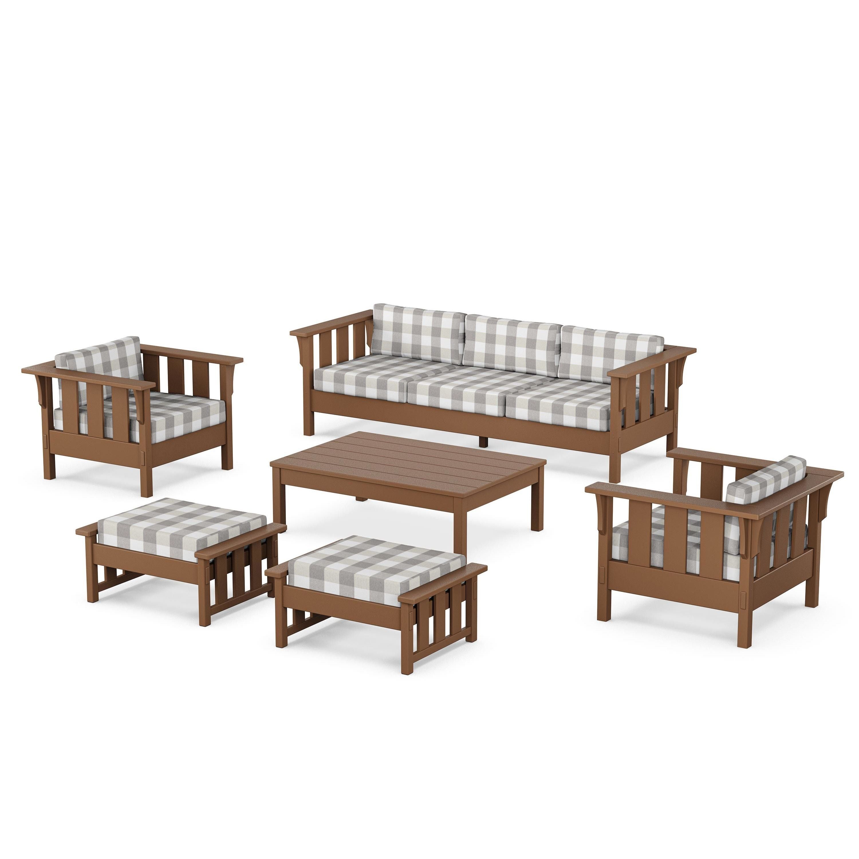 Acadia 6-Piece Lounge Sofa Set