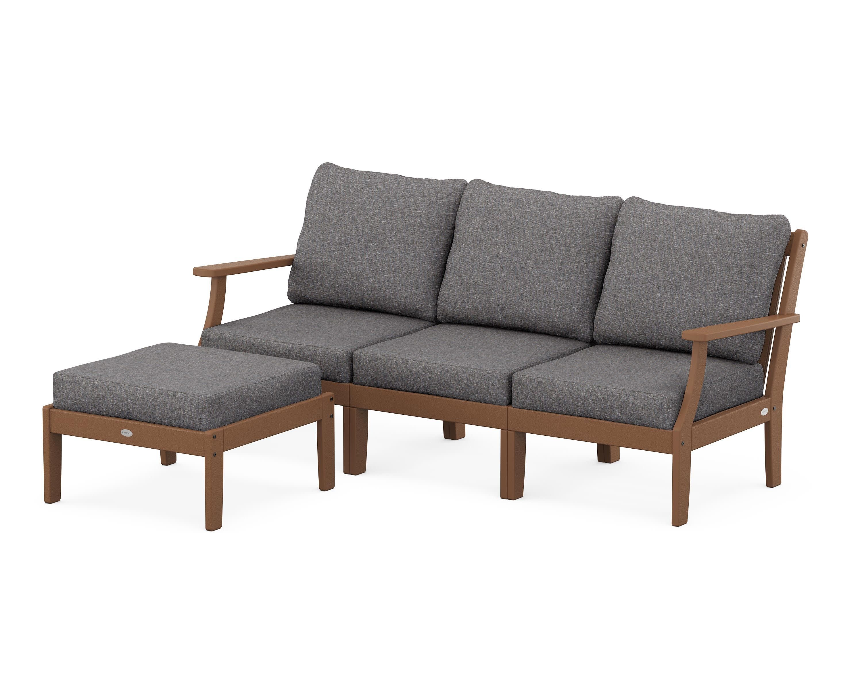 Braxton Modular 4-Piece Deep Seating Set with Ottoman