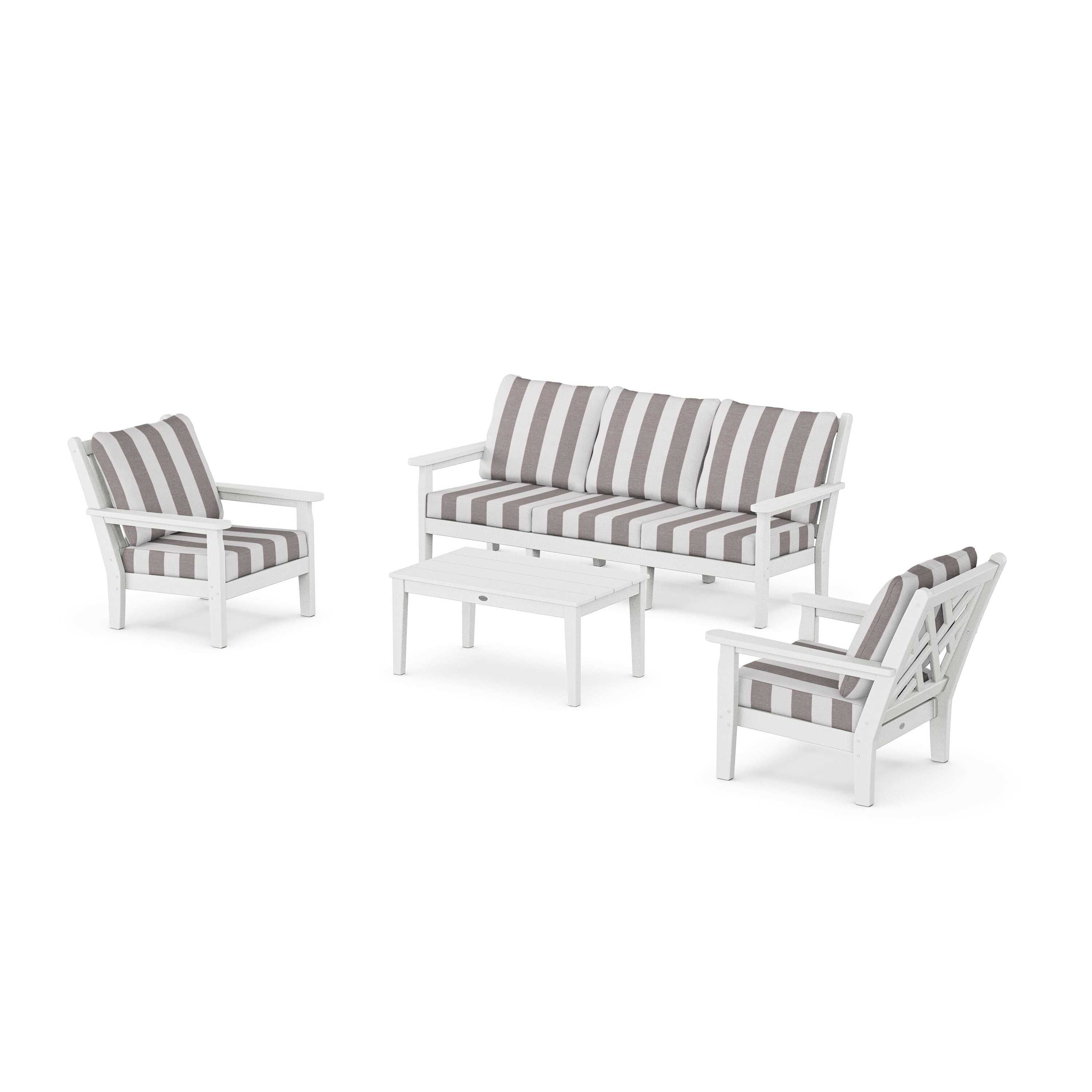 Chippendale 4-Piece Deep Seating Set with Sofa