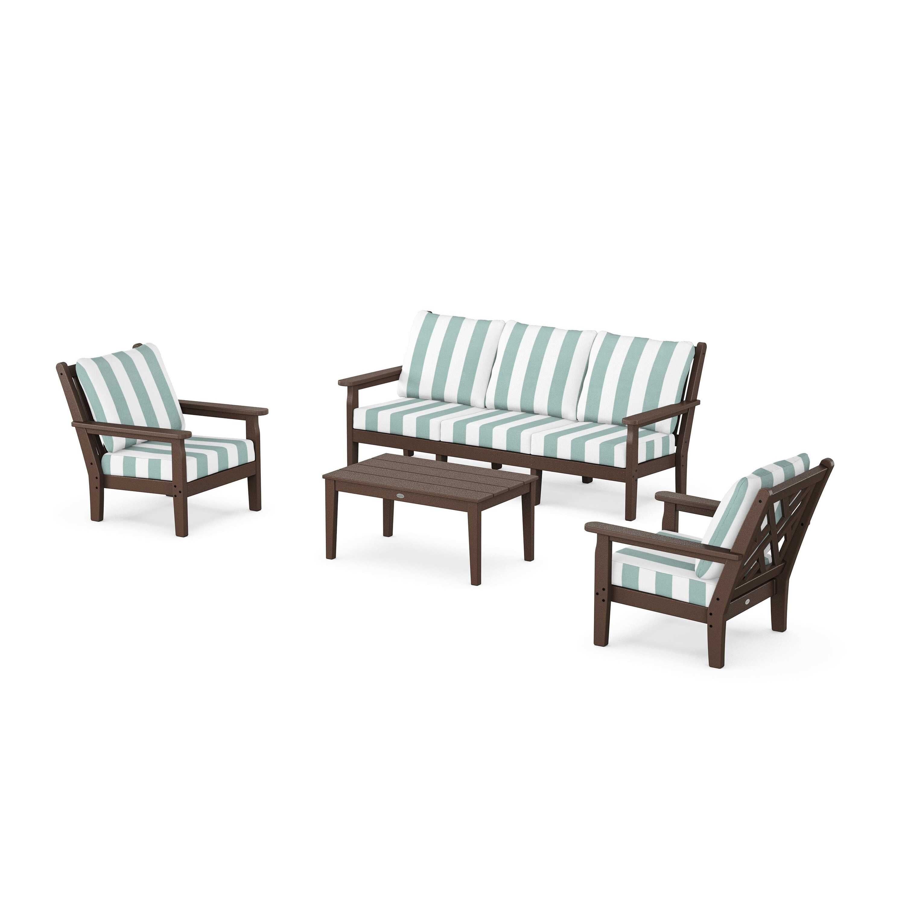 Chippendale 4-Piece Deep Seating Set with Sofa
