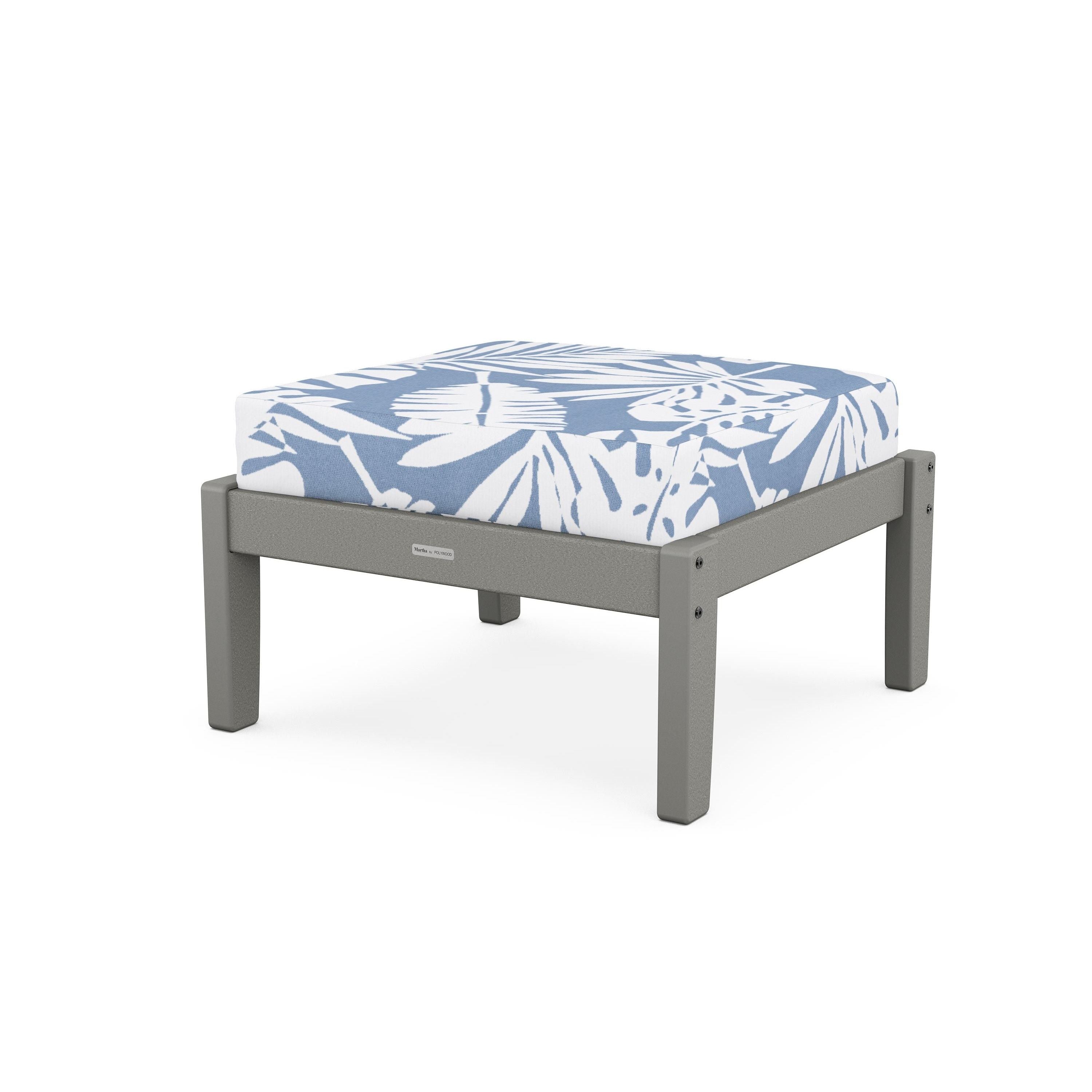 Chinoiserie Deep Seating Ottoman