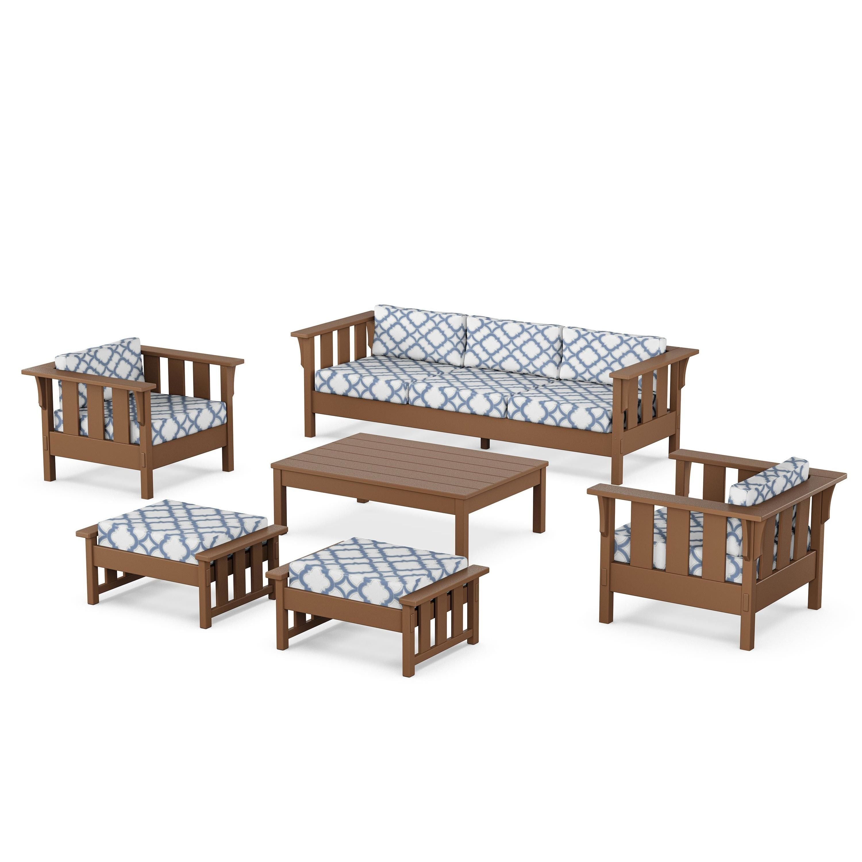 Acadia 6-Piece Lounge Sofa Set