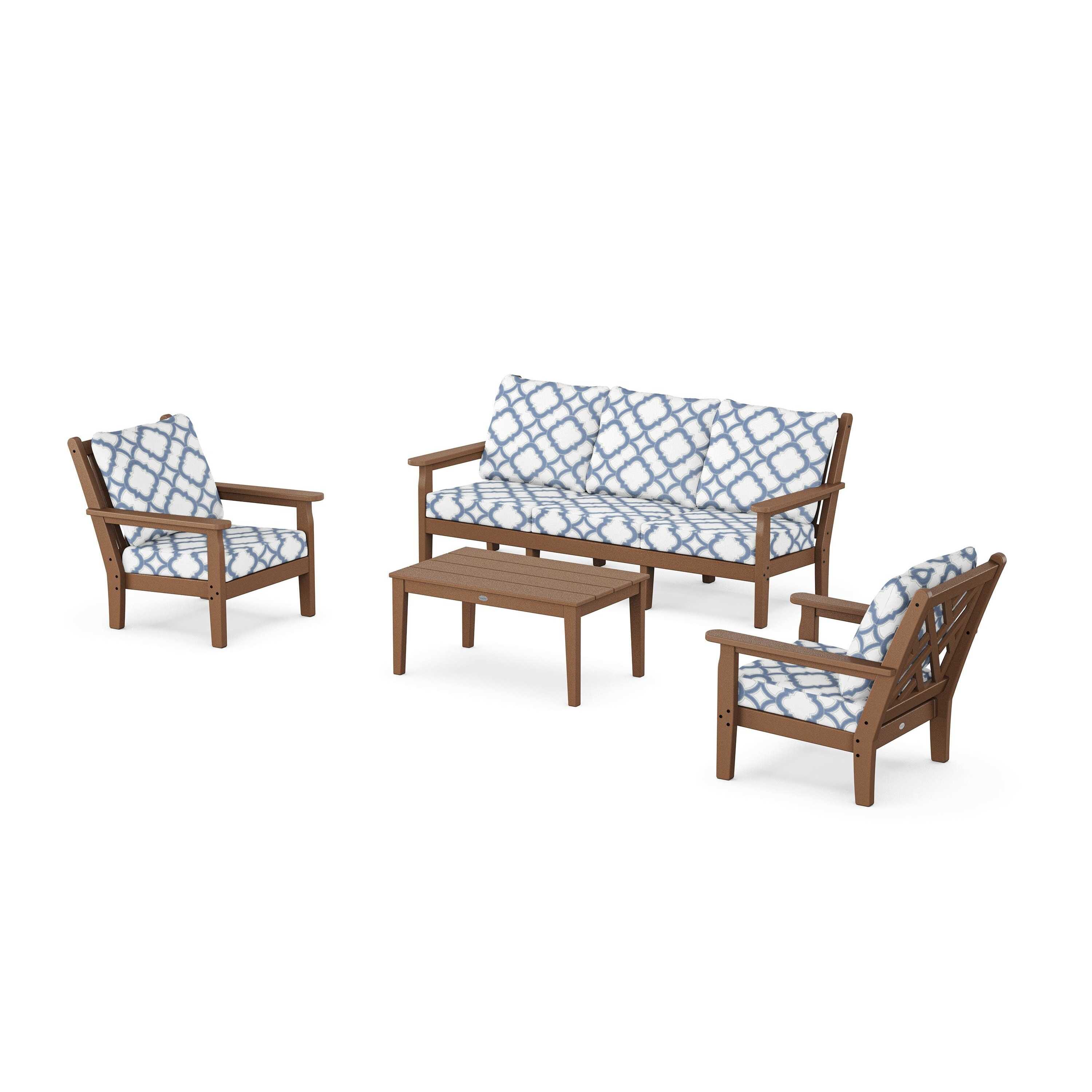 Chippendale 4-Piece Deep Seating Set with Sofa