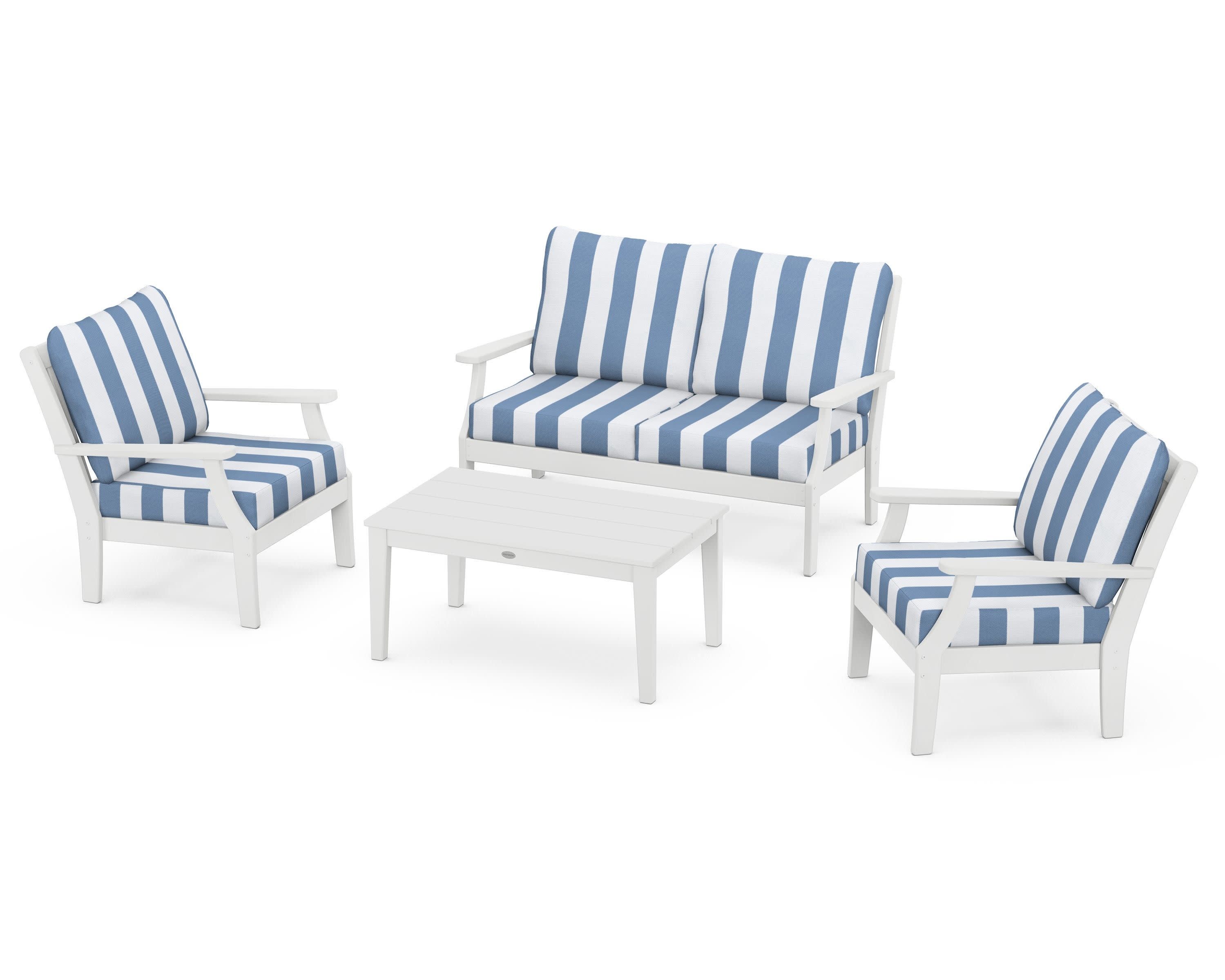 Braxton 4-Piece Deep Seating Chair Set